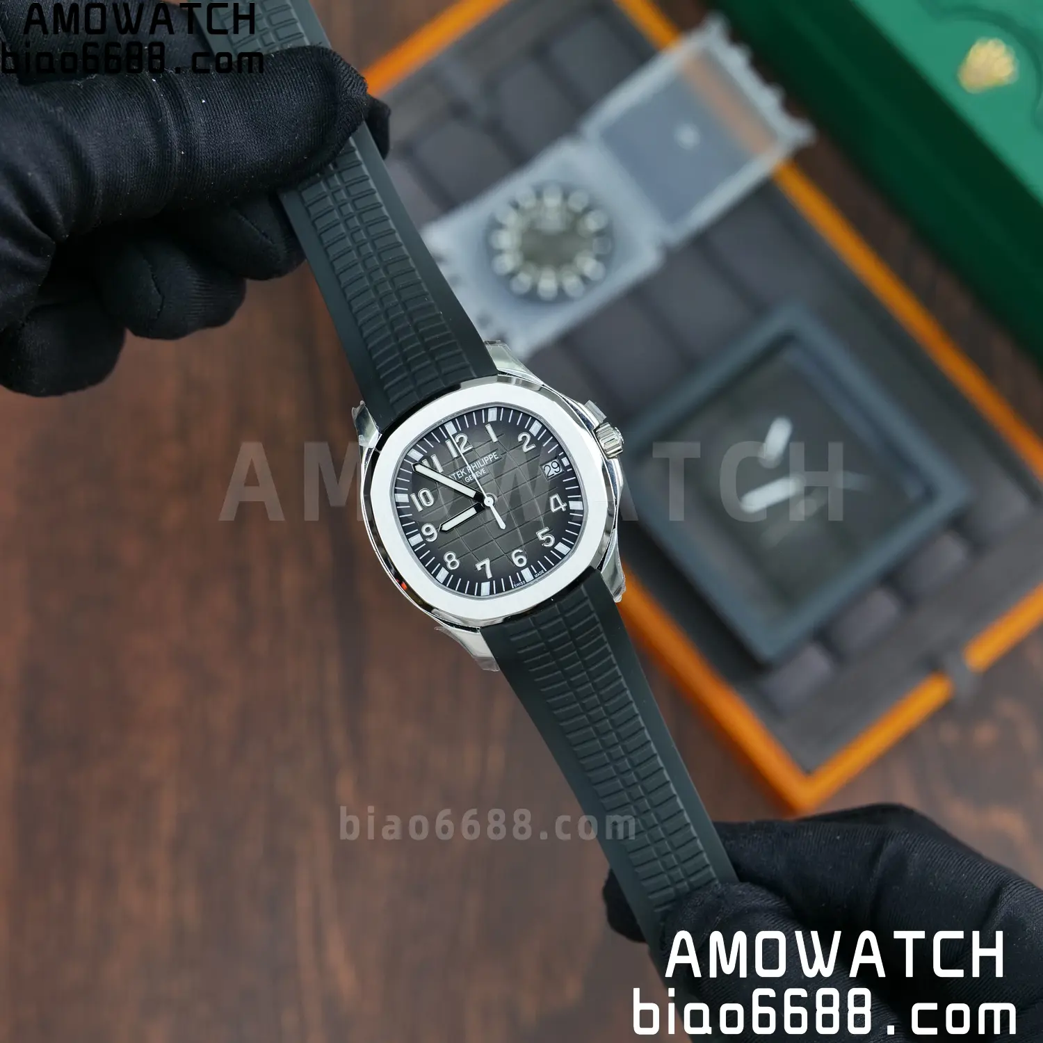 Custom Made PP Aquanaut 5167A ,Modified content :SW factory Gray Dial、 pointer、DEEP Crystal DD324 77 17081cff0d11bd7 阿默表行AmoWatch