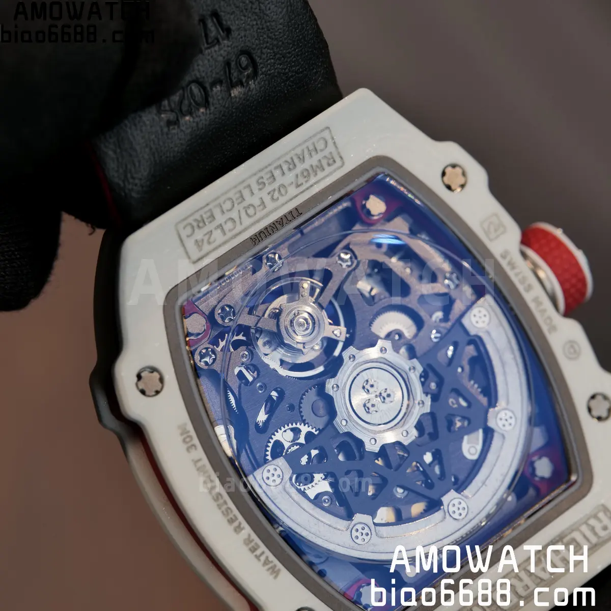 RICHARD MILLE RM67-02 White NTPT Best Edition Umi Maker's Dial on White Nylon strap CRMA7 Clone V9 122 1ef0100db36fd3a AMO Watch
