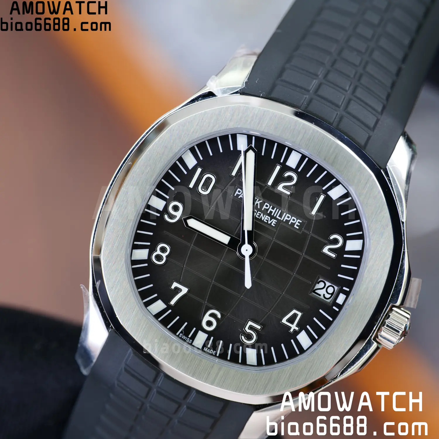 Custom Made PP Aquanaut 5167A ,Modified content :SW factory Gray Dial、 pointer、DEEP Crystal DD324 96 23333af88f1e783 阿默表行AmoWatch