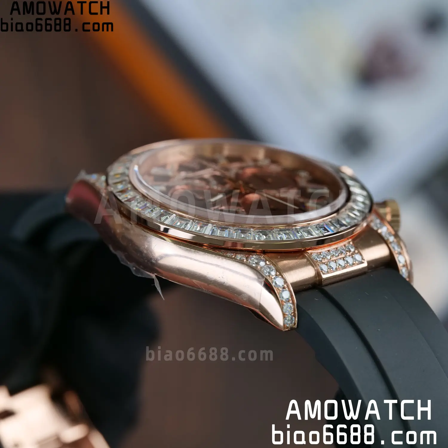Custom Made Rolex Giraffe Daytona 126555 Mossanite VS4131 (Weighted) 98 23d67fad5851cc2 阿默表行AmoWatch