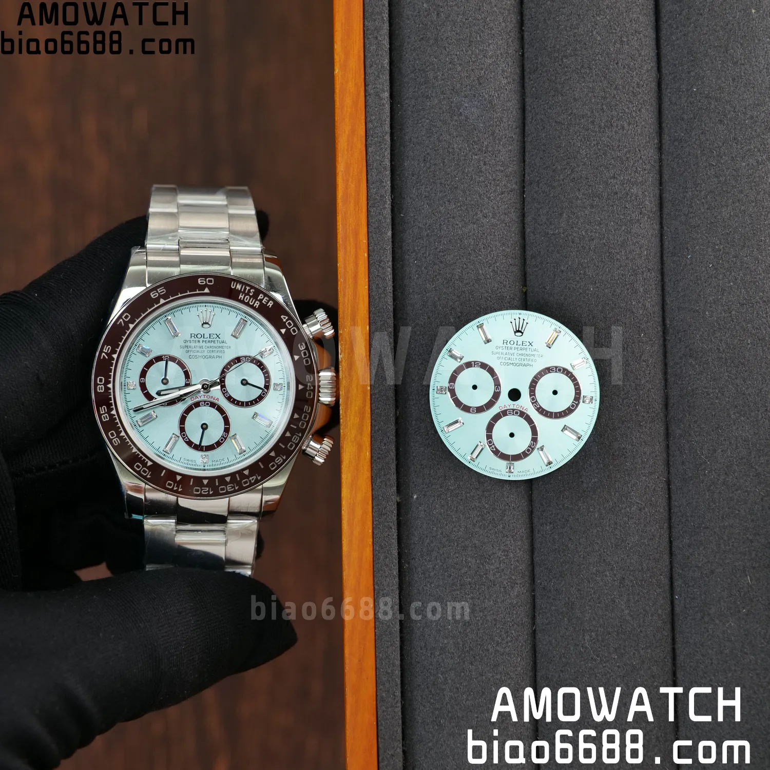 Custom Made Rolex Daytona 126506 QF (Gain Weight)White gold-plated with SW dial 27 30f511bbddcdfee 阿默表行AmoWatch