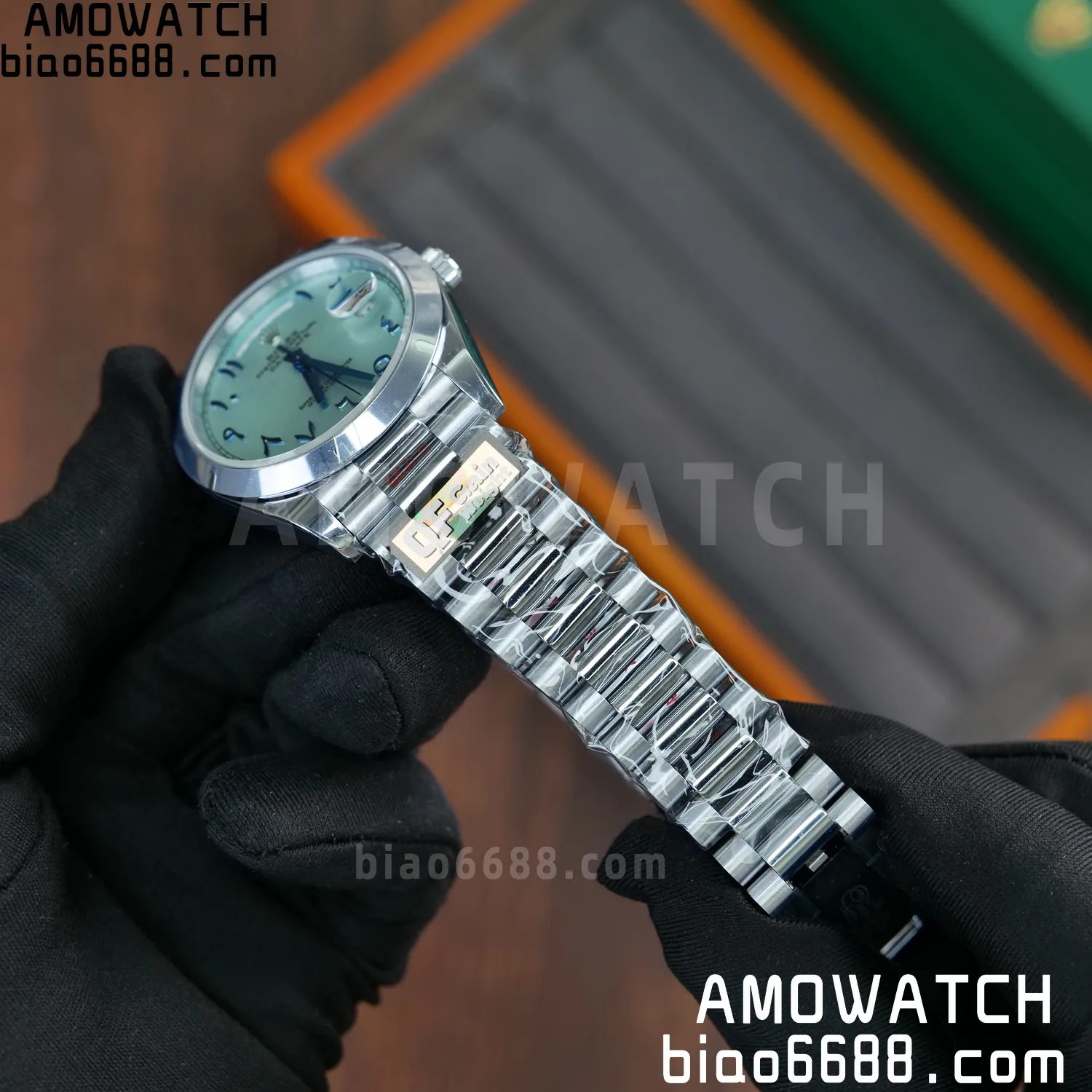 Rolex DayDate m228396tbr 40mm QF 1:1 Best Edition Ice Blue Dial V6(Tungsten Heavy Version) 66 30fce0cd8d6edcc 阿默表行AmoWatch