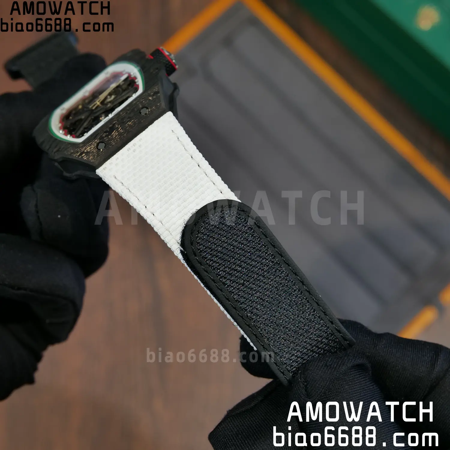 RICHARD MILLE RM67-02 Black NTPT Best Edition Italy Dial on White Nylon strap CRMA7 V9 106 326acaf61329a1c 阿默表行AmoWatch