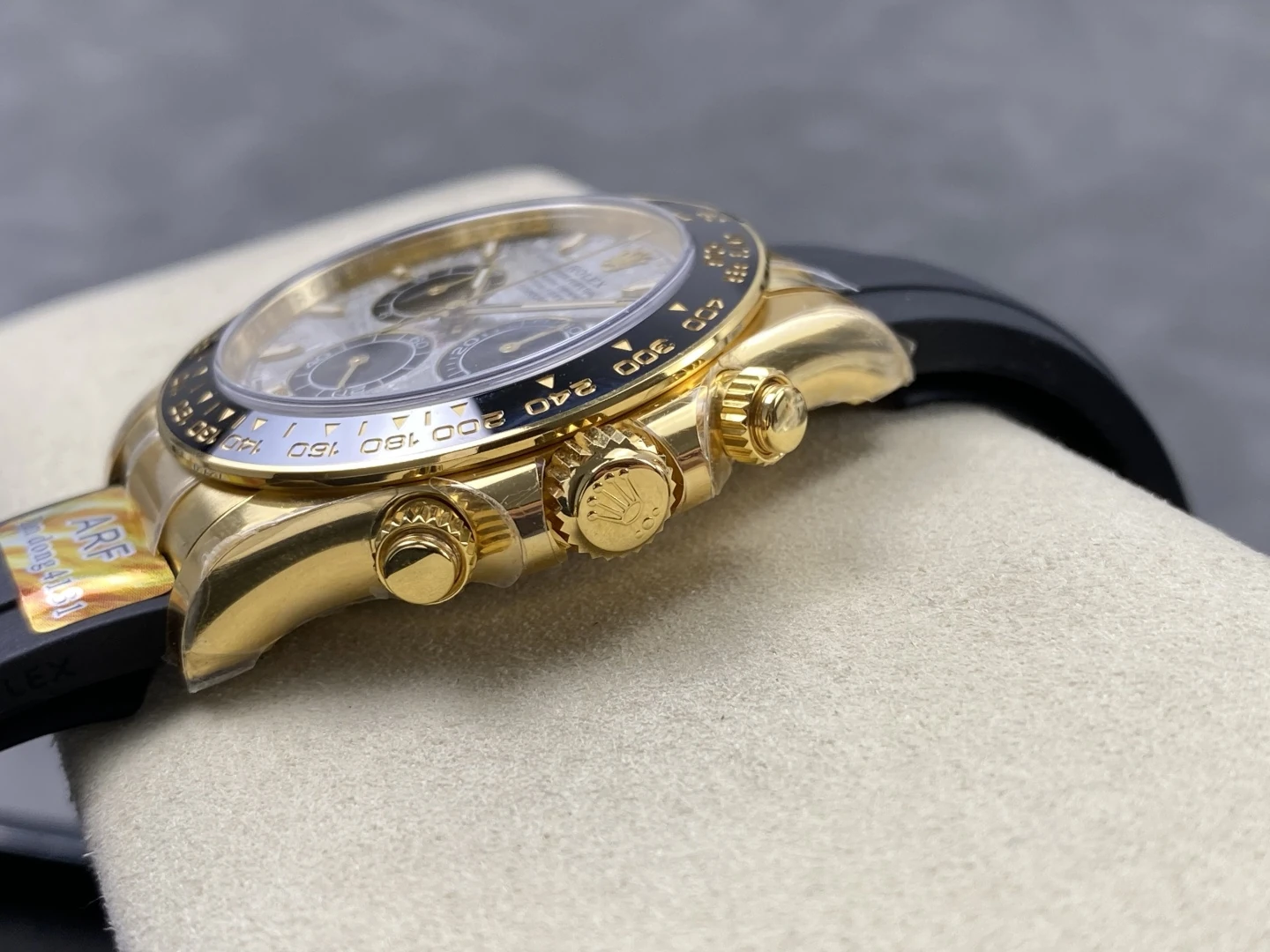 Rolex Daytona 126518 YG ARF1:1 Best Edition Meteorite Dial on Oysterflex Strap DD4131 37 32cb6f75dd18b14 阿默表行AmoWatch