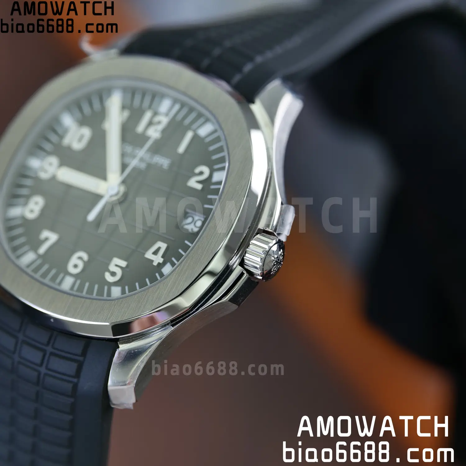 Custom Made PP Aquanaut 5167A ,Modified content :SW factory Gray Dial、 pointer、DEEP Crystal DD324 87 377f5c47fc5702d 阿默表行AmoWatch