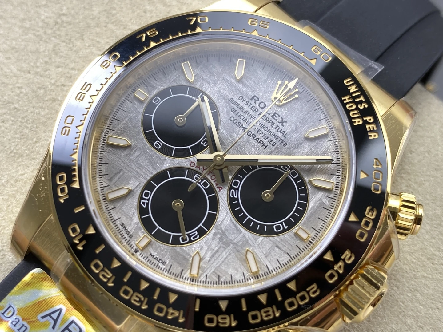 Rolex Daytona 126518 YG ARF1:1 Best Edition Meteorite Dial on Oysterflex Strap DD4131 36 3799055b5579aab 阿默表行AmoWatch