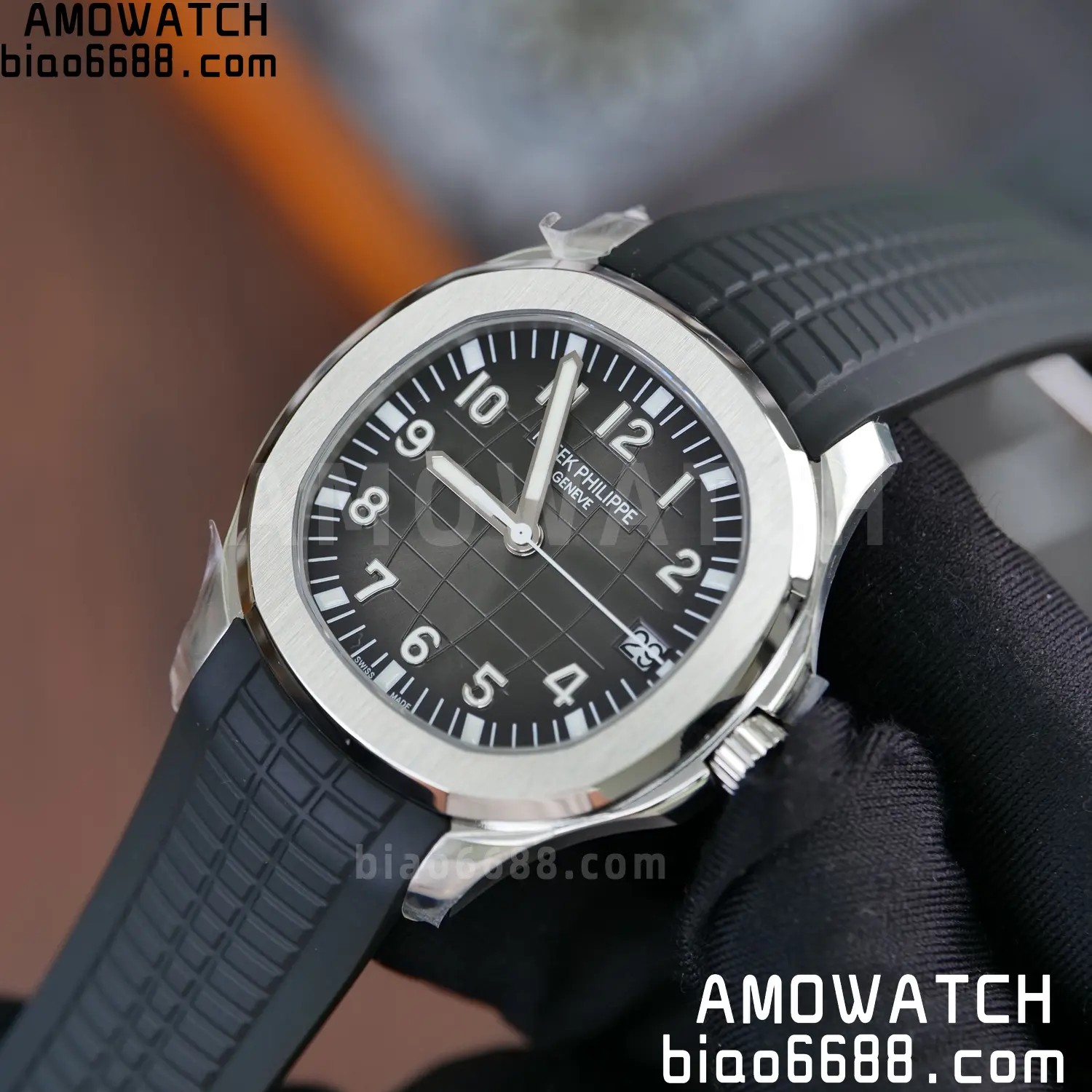 Custom Made PP Aquanaut 5167A ,Modified content :SW factory Gray Dial、 pointer、DEEP Crystal DD324 89 38fa8b529414e0b 阿默表行AmoWatch