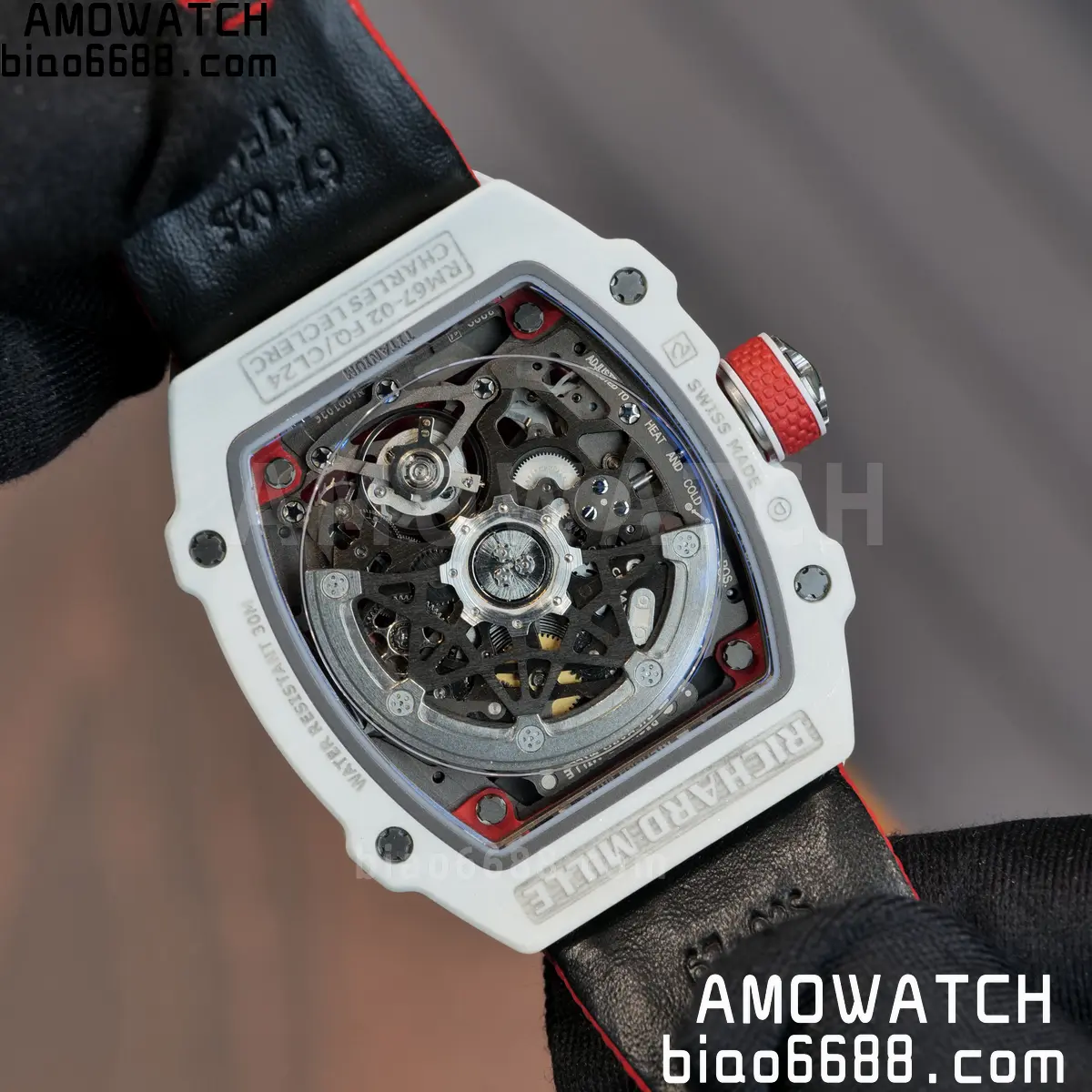 RICHARD MILLE RM67-02 White NTPT Best Edition Umi Maker's Dial on White Nylon strap CRMA7 Clone V9 121 39c92e9738a34c6 AMO Watch