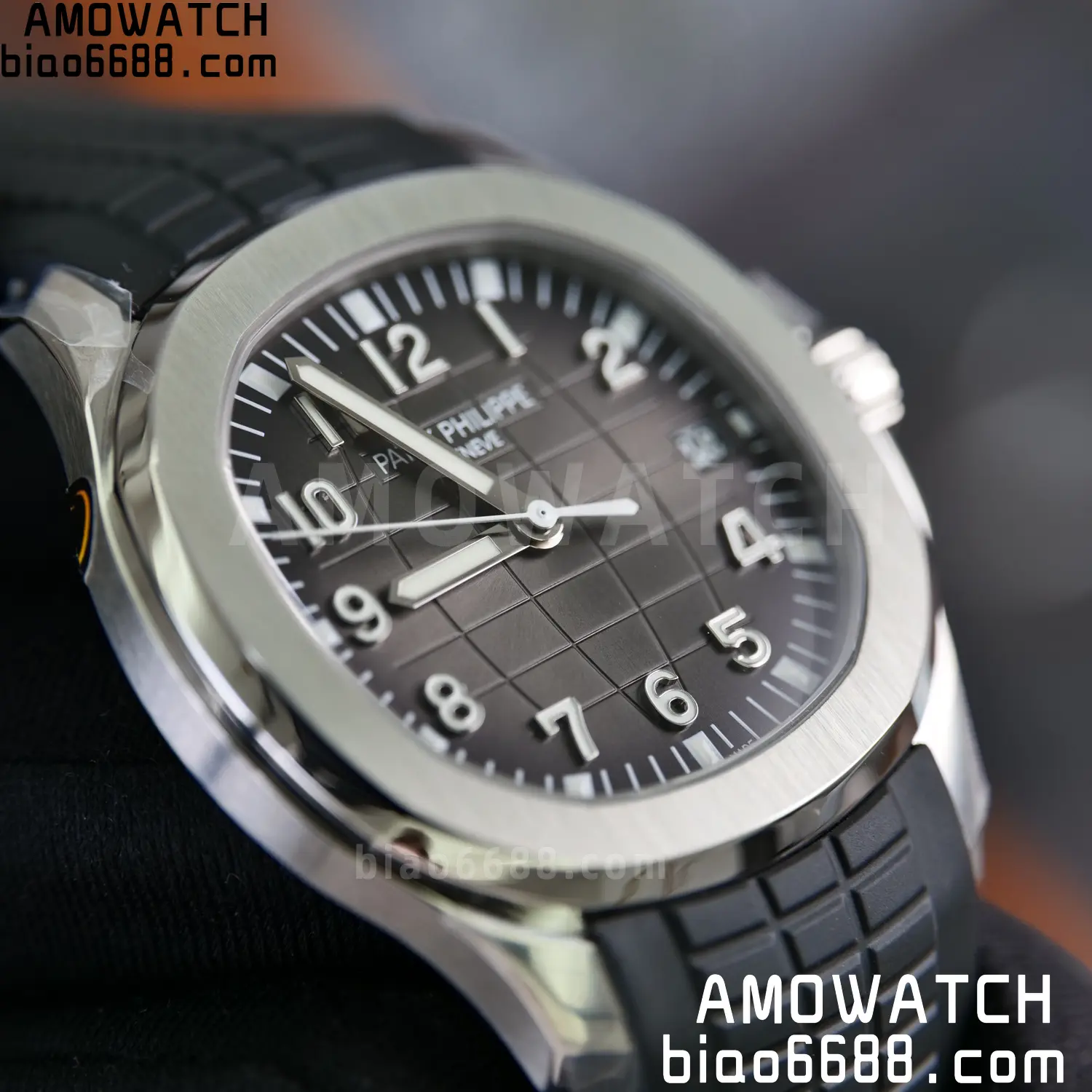 Custom Made PP Aquanaut 5167A ,Modified content :SW factory Gray Dial、 pointer、DEEP Crystal DD324 95 3b714be08cf9568 阿默表行AmoWatch