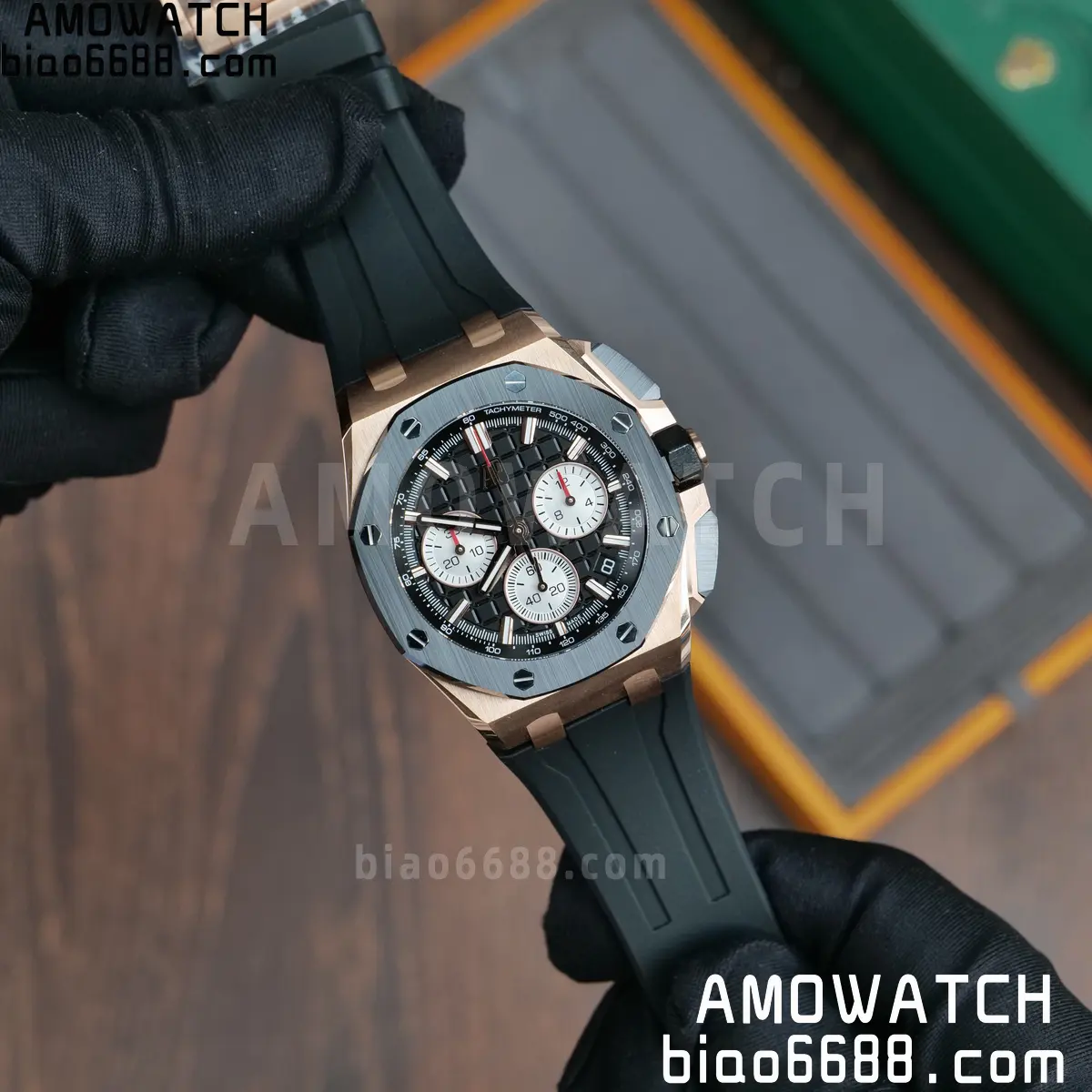 AP Royal Oak Offshore 43mm 26420ro RG DDF 1:1 Best Edition Black Dial on Black Rubber Super Clone 4401 (Weighted) 31 3e7e7b4ee1a2310 阿默表行AmoWatch
