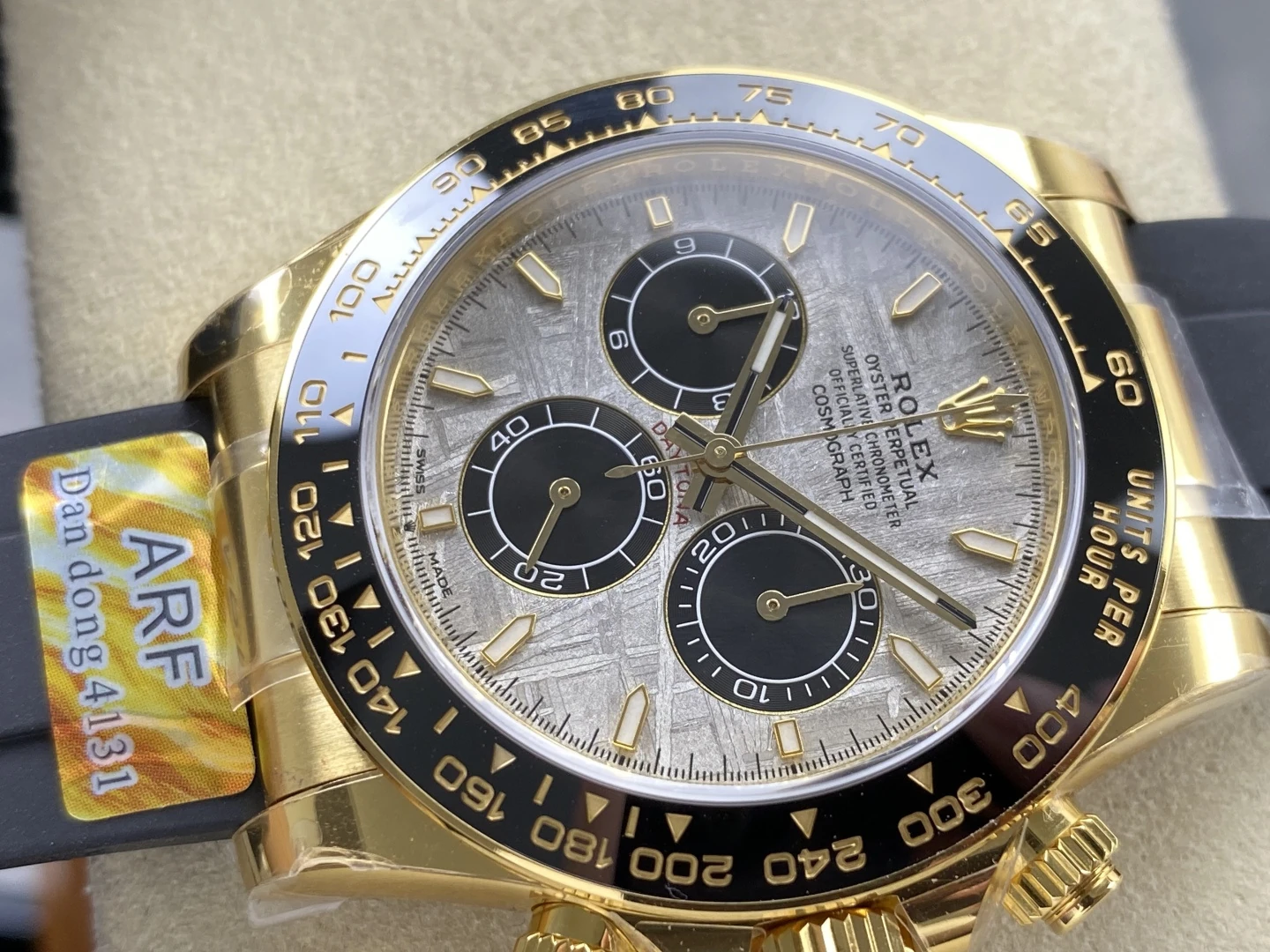 Rolex Daytona 126518 YG ARF1:1 Best Edition Meteorite Dial on Oysterflex Strap DD4131 34 40540275fda8293 阿默表行AmoWatch