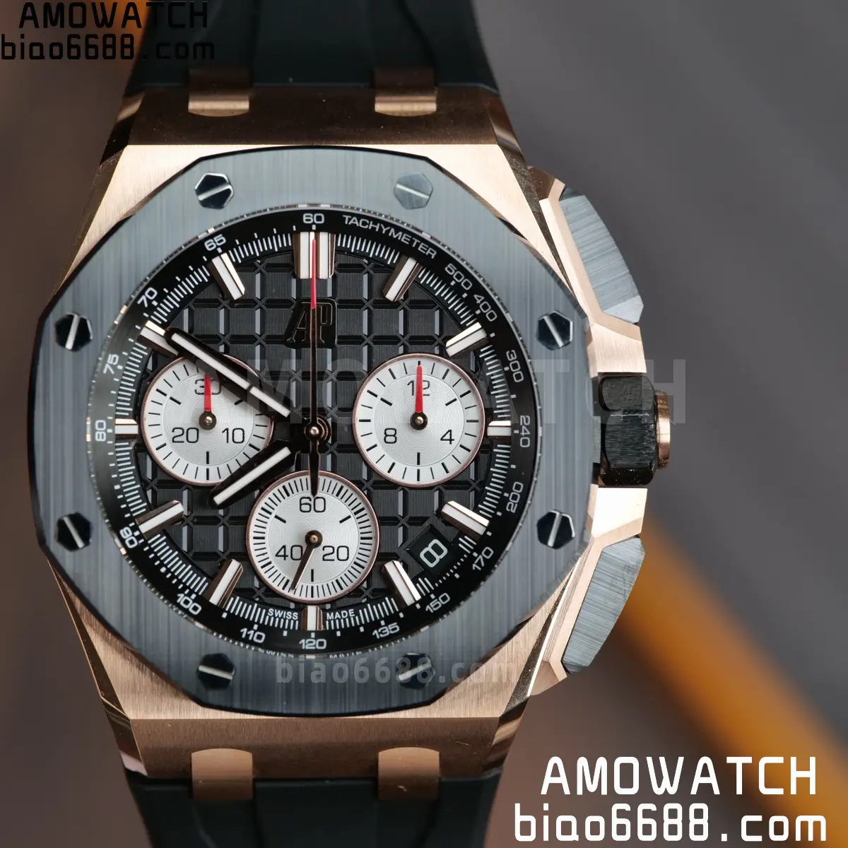 AP Royal Oak Offshore 43mm 26420ro RG DDF 1:1 Best Edition Black Dial on Black Rubber Super Clone 4401 (Weighted) 36 42d753dd25927d7 阿默表行AmoWatch