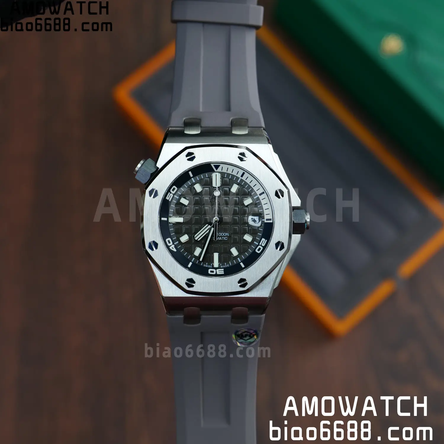 Audemars Piguet Royal Oak Offshore Diver 15720 SS APSF 1:1 Best Edition Gray Dail 69 4a3b35a09cb2401 阿默表行AmoWatch