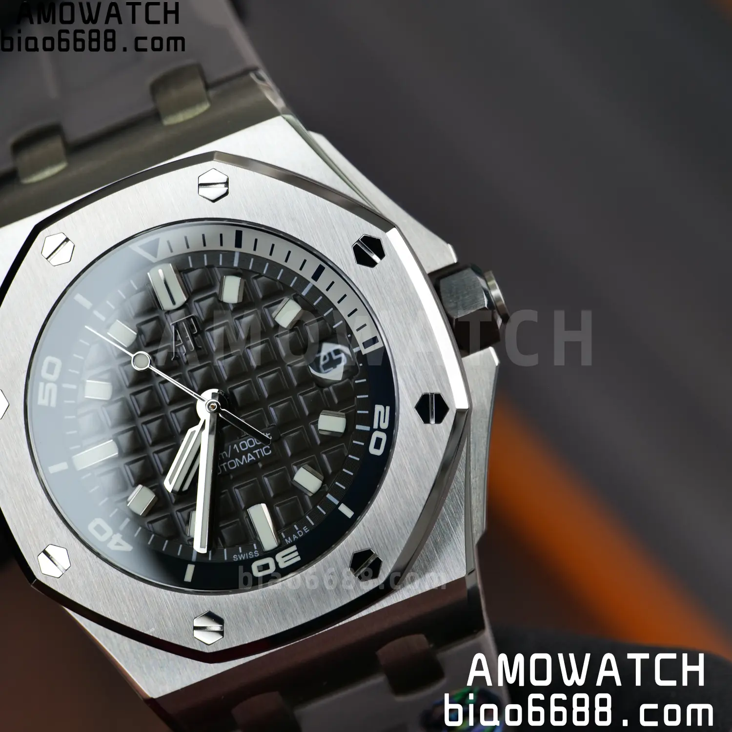 Audemars Piguet Royal Oak Offshore Diver 15720 SS APSF 1:1 Best Edition Gray Dail 78 4d5f3a8bf96cde1 阿默表行AmoWatch