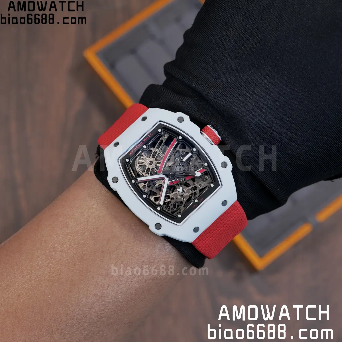 RICHARD MILLE RM67-02 White NTPT Best Edition Umi Maker's Dial on White Nylon strap CRMA7 Clone V9 137 5208d9a0e605d41 AMO Watch