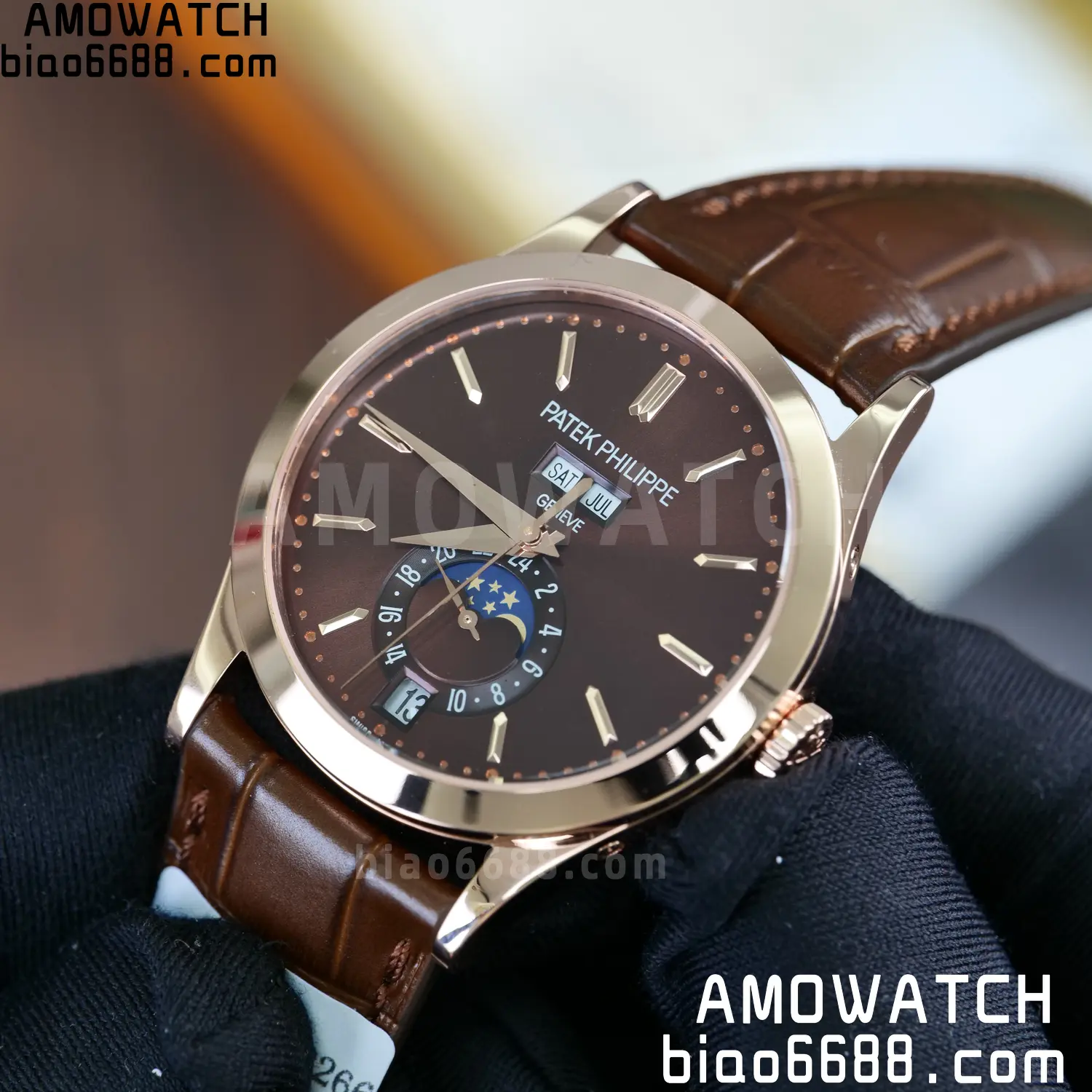 Custom Made Patek Philippe Annual Calendar Moonphase 5396R 76 56cdbebff7eb3e6 阿默表行AmoWatch