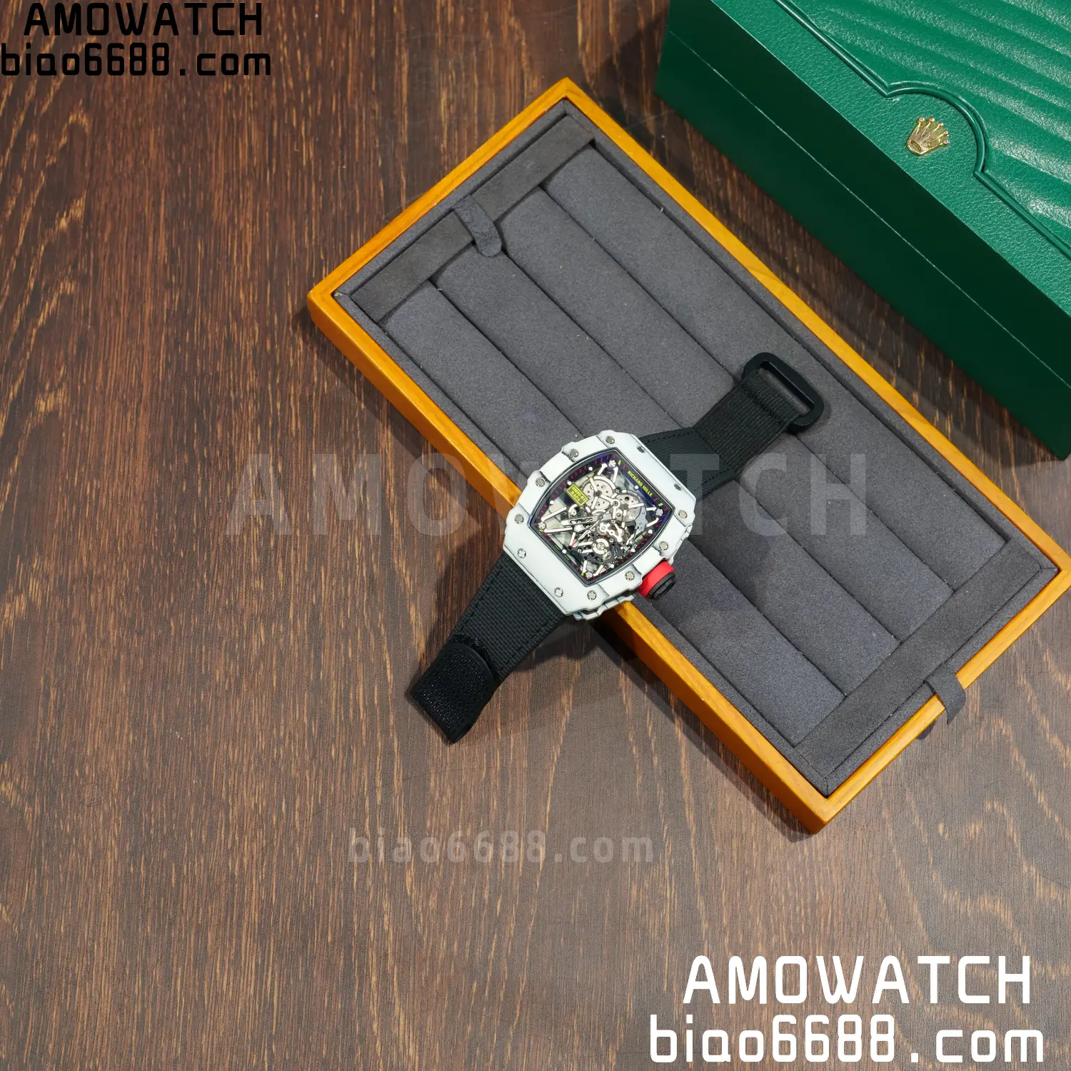 Custom Made: RICHARD MILLE RM035 RM35-01 White Carbon 1:1 Best Edition Skeleton Vaucher RMUL3 116 5d58018df44c9ff 阿默表行AmoWatch