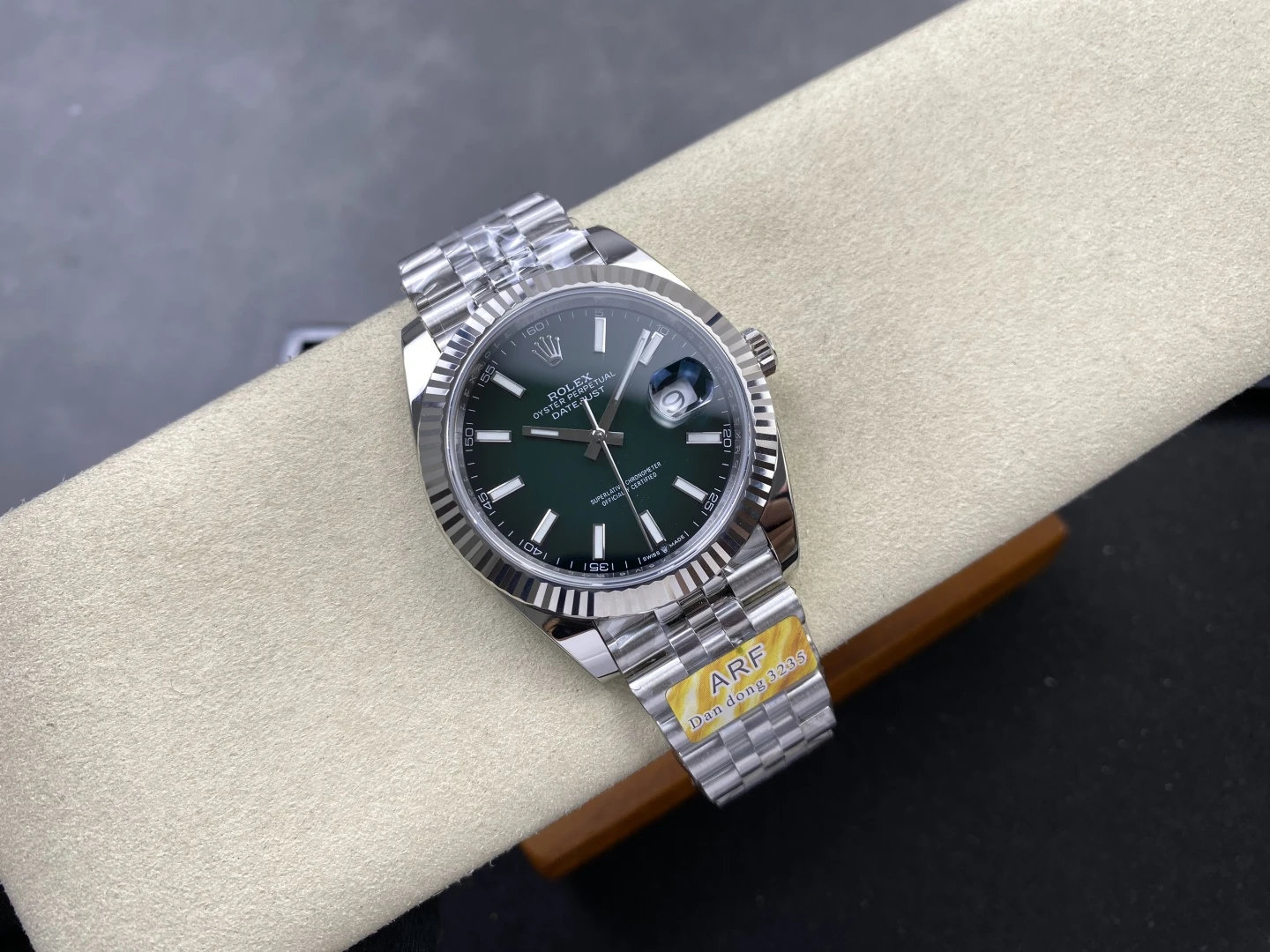 Rolex DateJust 126334 41mm ARF 1:1 Best Edition Green Dial on Jubilee Bracelet dd3235 30 6cbb179745e26fb 阿默表行AmoWatch