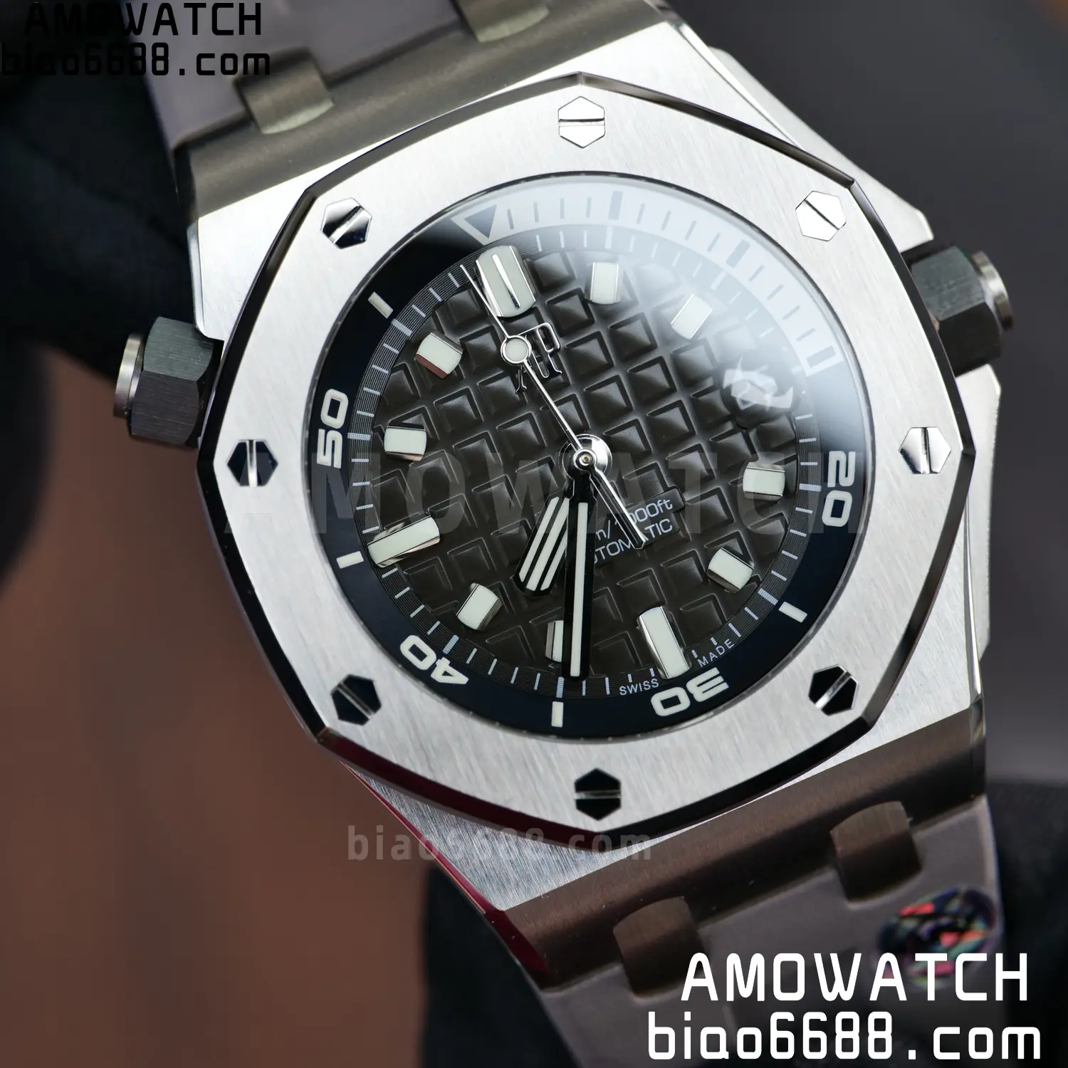 Audemars Piguet Royal Oak Offshore Diver 15720 SS APSF 1:1 Best Edition Gray Dail 79 783ac01e4695107 阿默表行AmoWatch