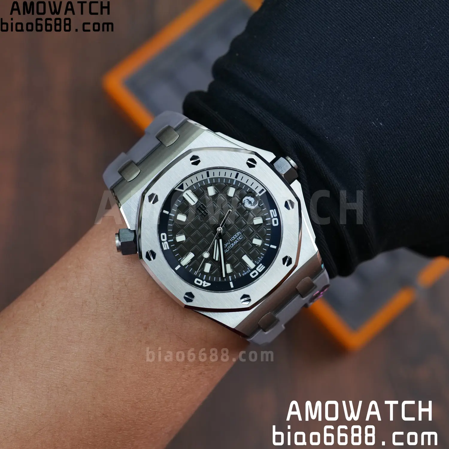 Audemars Piguet Royal Oak Offshore Diver 15720 SS APSF 1:1 Best Edition Gray Dail 93 7d6ef654ac9b2c9 阿默表行AmoWatch
