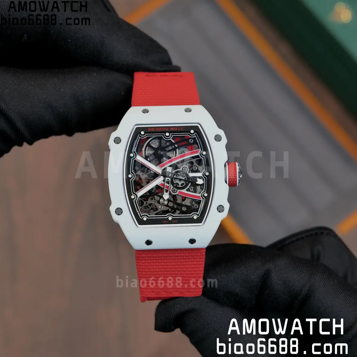 RICHARD MILLE RM67-02 White NTPT Best Edition Umi Maker's Dial on White Nylon strap CRMA7 Clone V9 96 7f2d1ff859377f5 AMO Watch