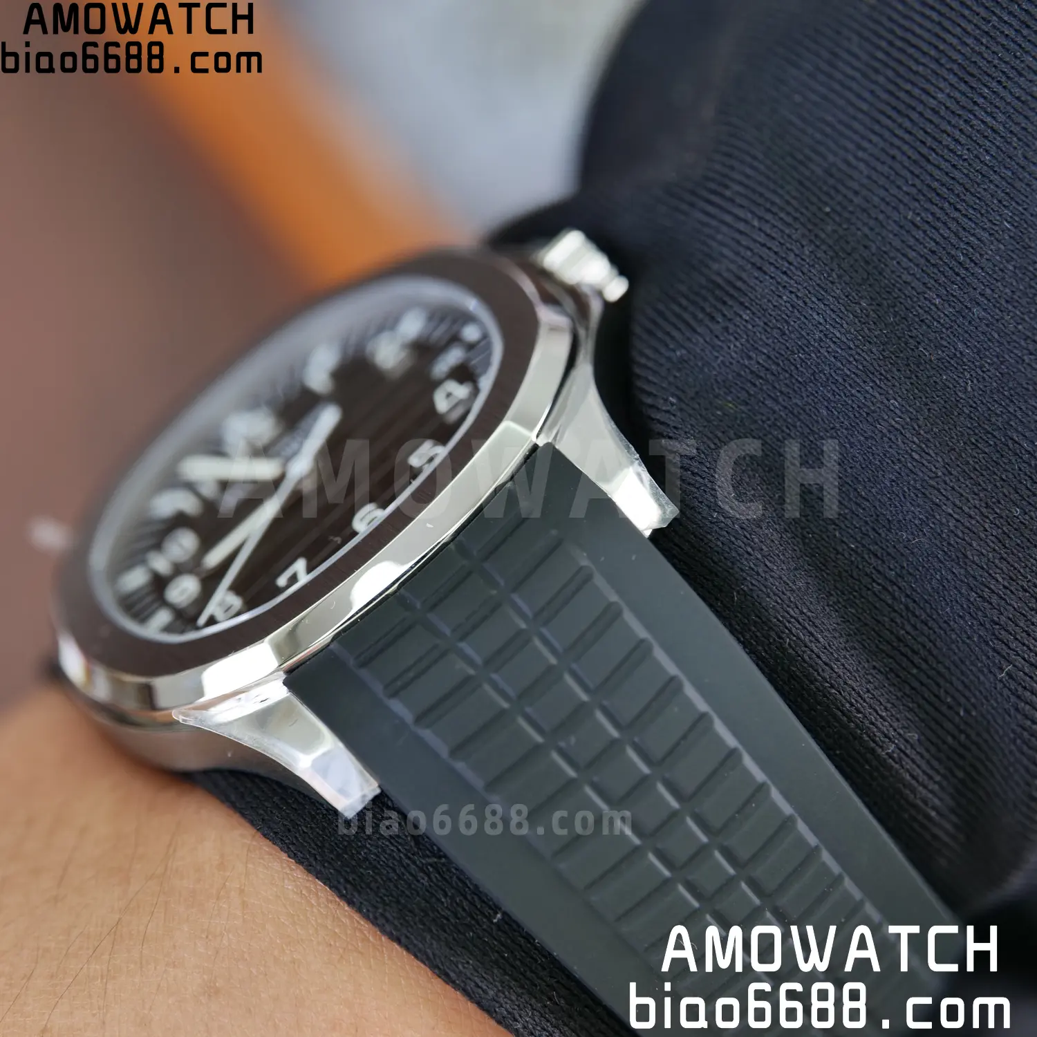 Custom Made PP Aquanaut 5167A ,Modified content :SW factory Gray Dial、 pointer、DEEP Crystal DD324 105 8044fe8db7cd3f8 阿默表行AmoWatch