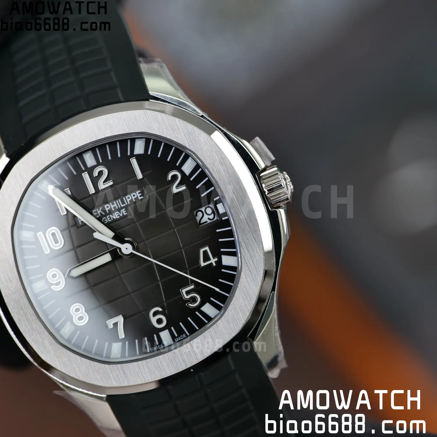 Custom Made PP Aquanaut 5167A ,Modified content :SW factory Gray Dial、 pointer、DEEP Crystal DD324 91 80bba81c11aa9e6 阿默表行AmoWatch