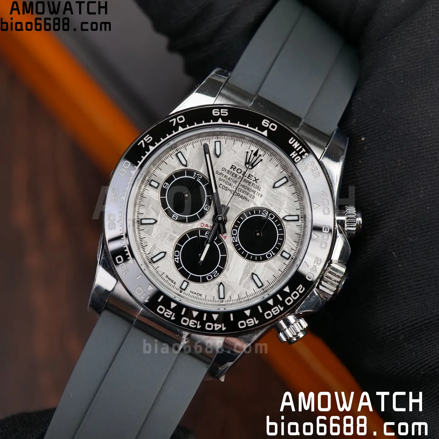 Rolex Daytona 126519 ARF1:1 Best Edition Meteorite Dial on Oysterflex Strap DD4131 66 844e51bc69b327f AMO Watch