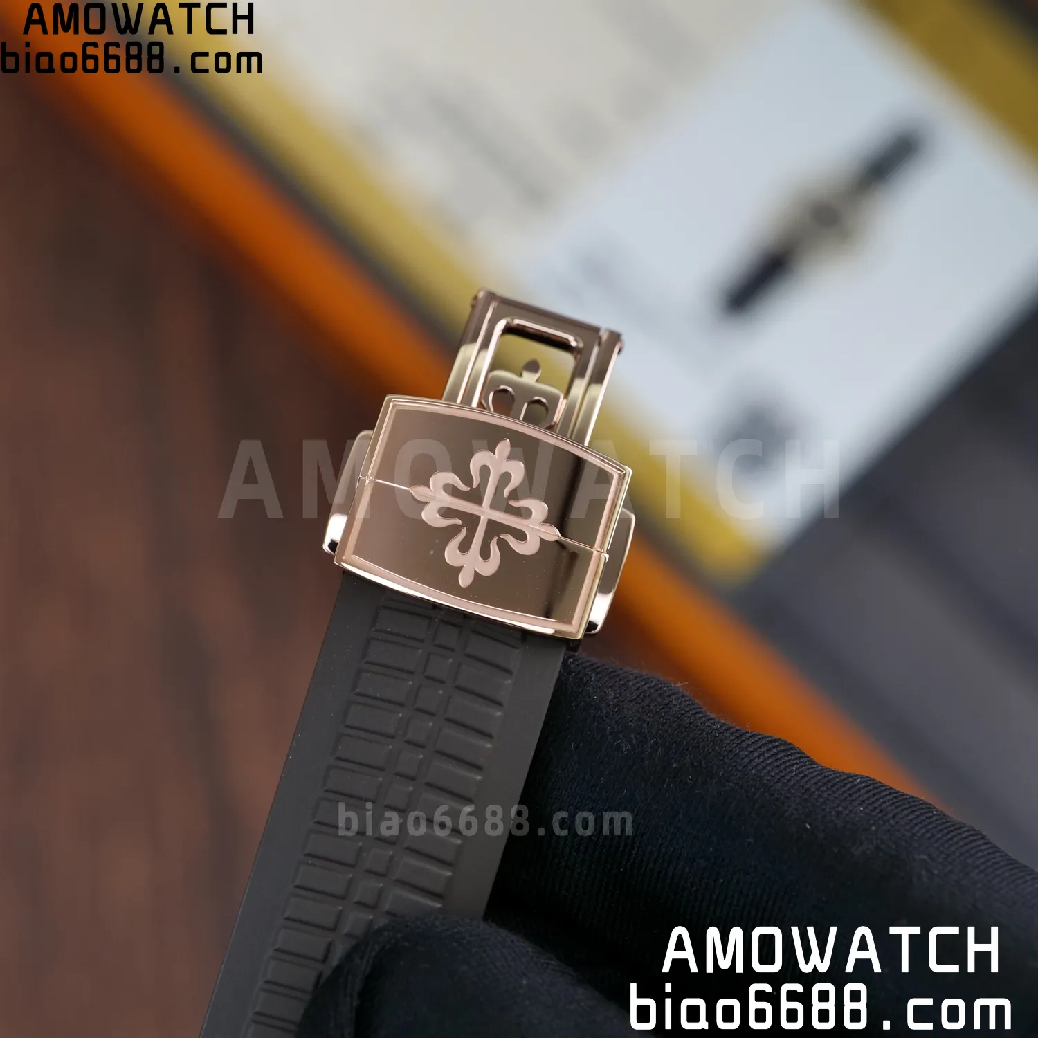 Custom Made PP Aquanaut 5167R ,Modified content :SW factory With Tiffany logo、 Gray Dial、 pointer、DEEP Crystal、18K rose gold-plated 106 86653a0b9c94e5f 阿默表行AmoWatch