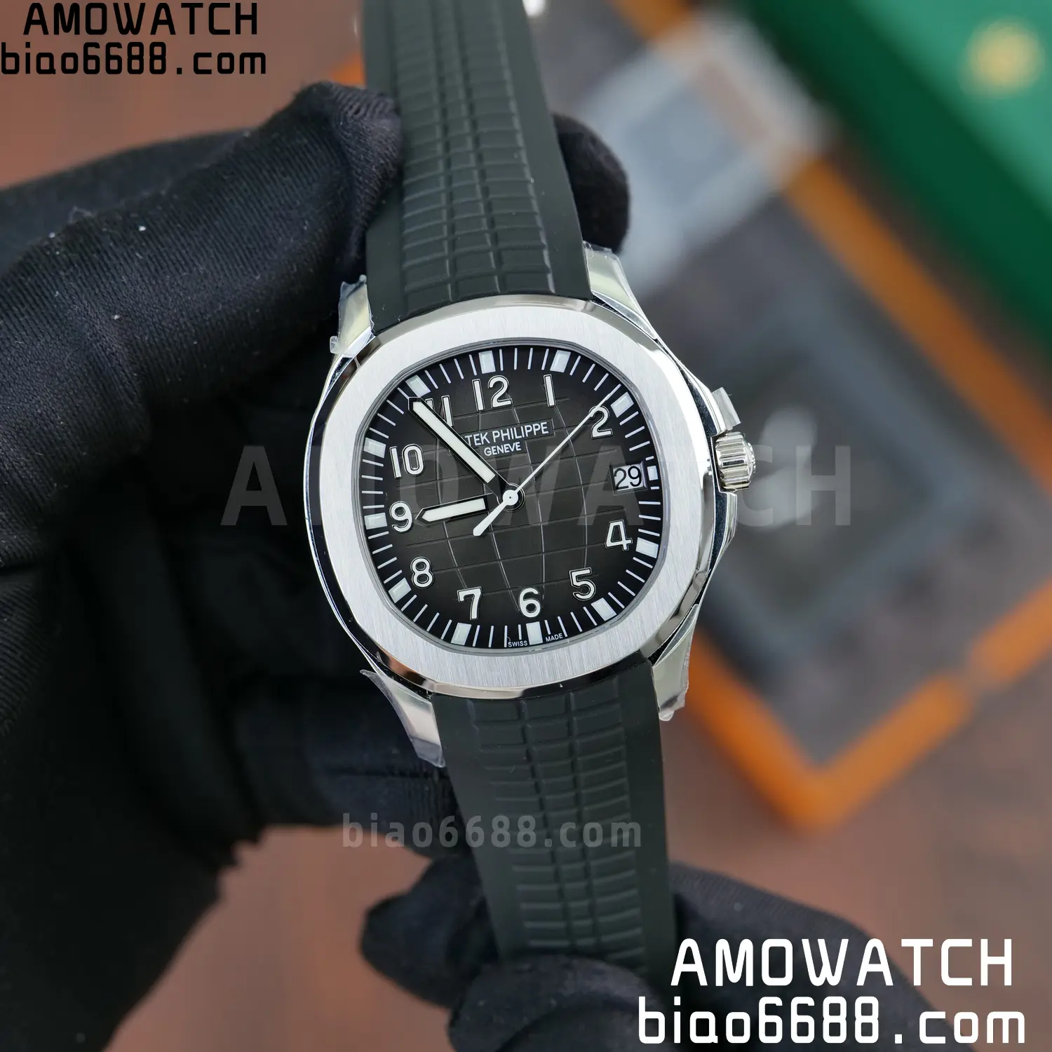 Custom Made PP Aquanaut 5167A ,Modified content :SW factory Gray Dial、 pointer、DEEP Crystal DD324 78 8afefc8121395e2 阿默表行AmoWatch