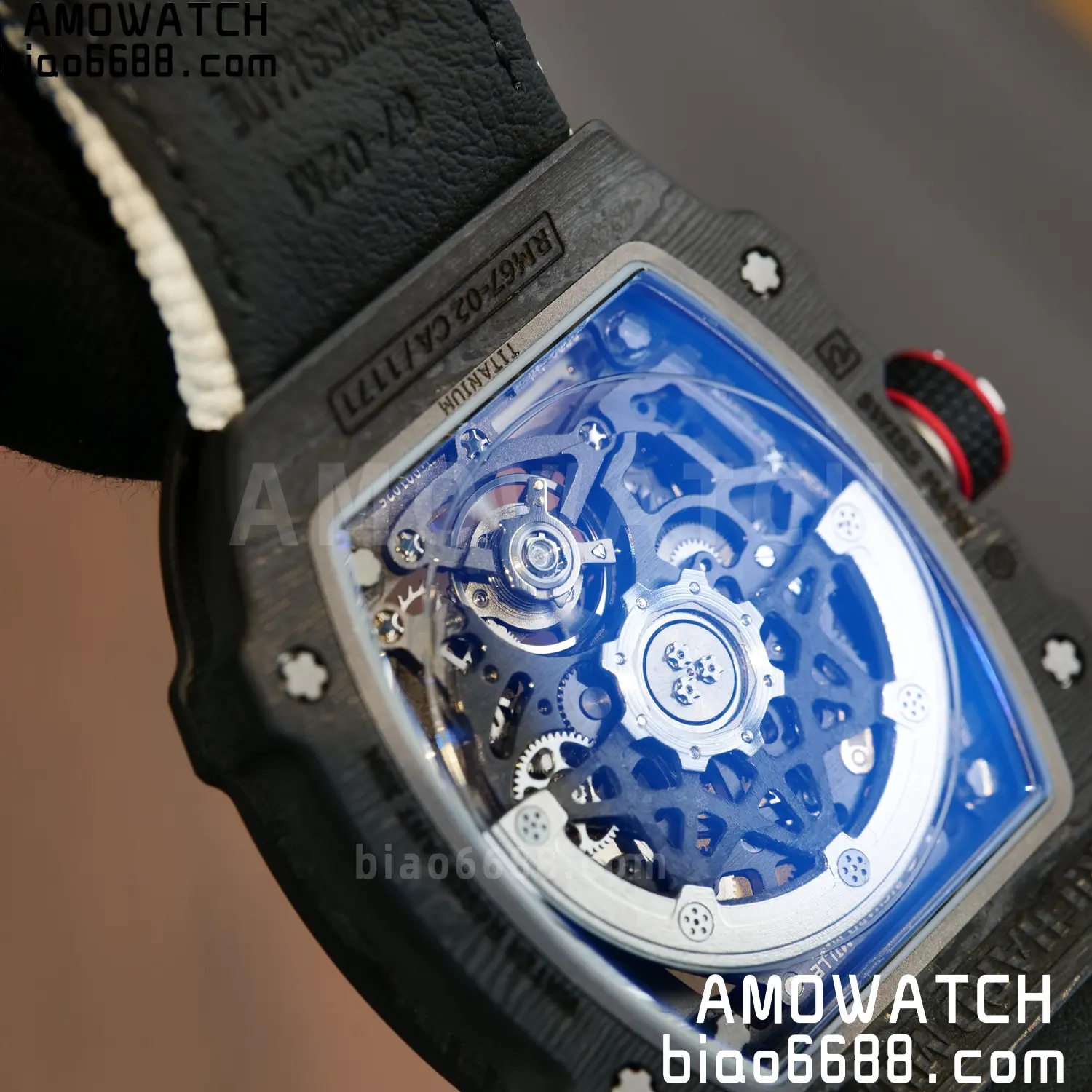 RICHARD MILLE RM67-02 Black NTPT Best Edition Italy Dial on White Nylon strap CRMA7 V9 124 94000776cc0e34d 阿默表行AmoWatch