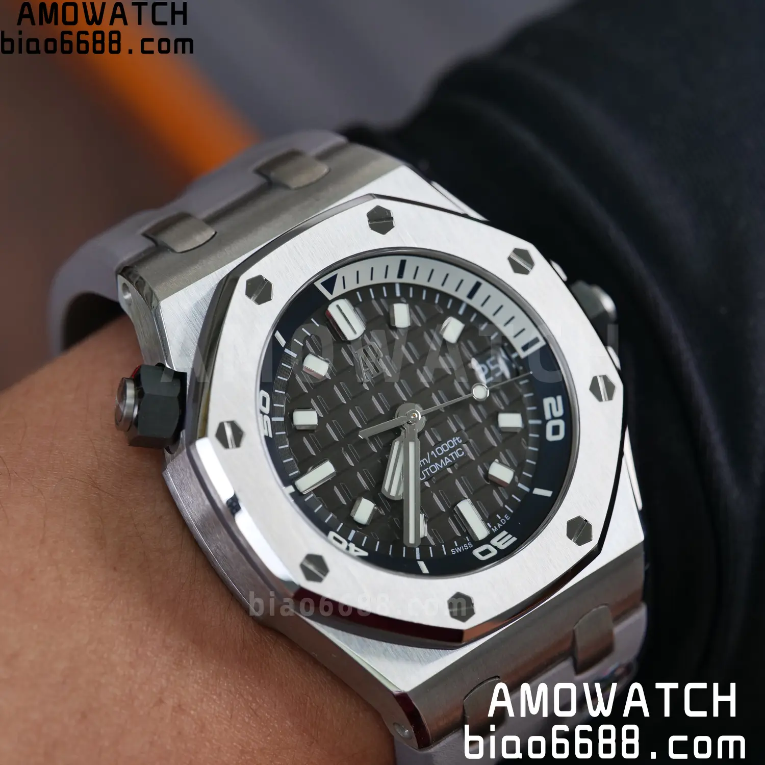 Audemars Piguet Royal Oak Offshore Diver 15720 SS APSF 1:1 Best Edition Gray Dail 91 954d4f79ff09c76 阿默表行AmoWatch
