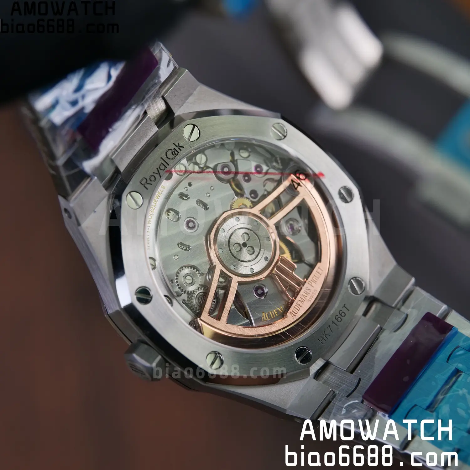 Royal Oak 41mm 15510 SS VSF 1:1 Best Edition Green Textured Dial on SS Bracelet DD4302 Super Clone 84 96834210671931a 阿默表行AmoWatch