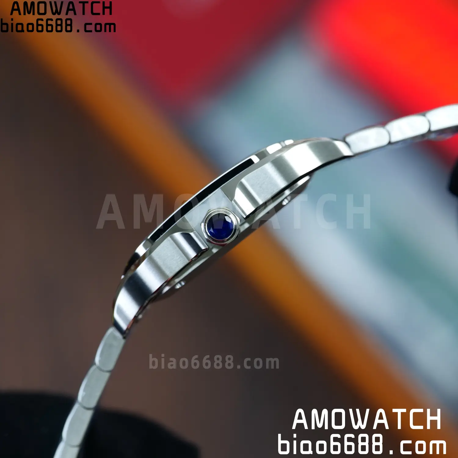 Santos de Cartier 35mm SS BVF 1:1 Best Edition Green Dial on SS Bracelet MIYOTA 9015 69 9dc10e1013e07f3 阿默表行AmoWatch