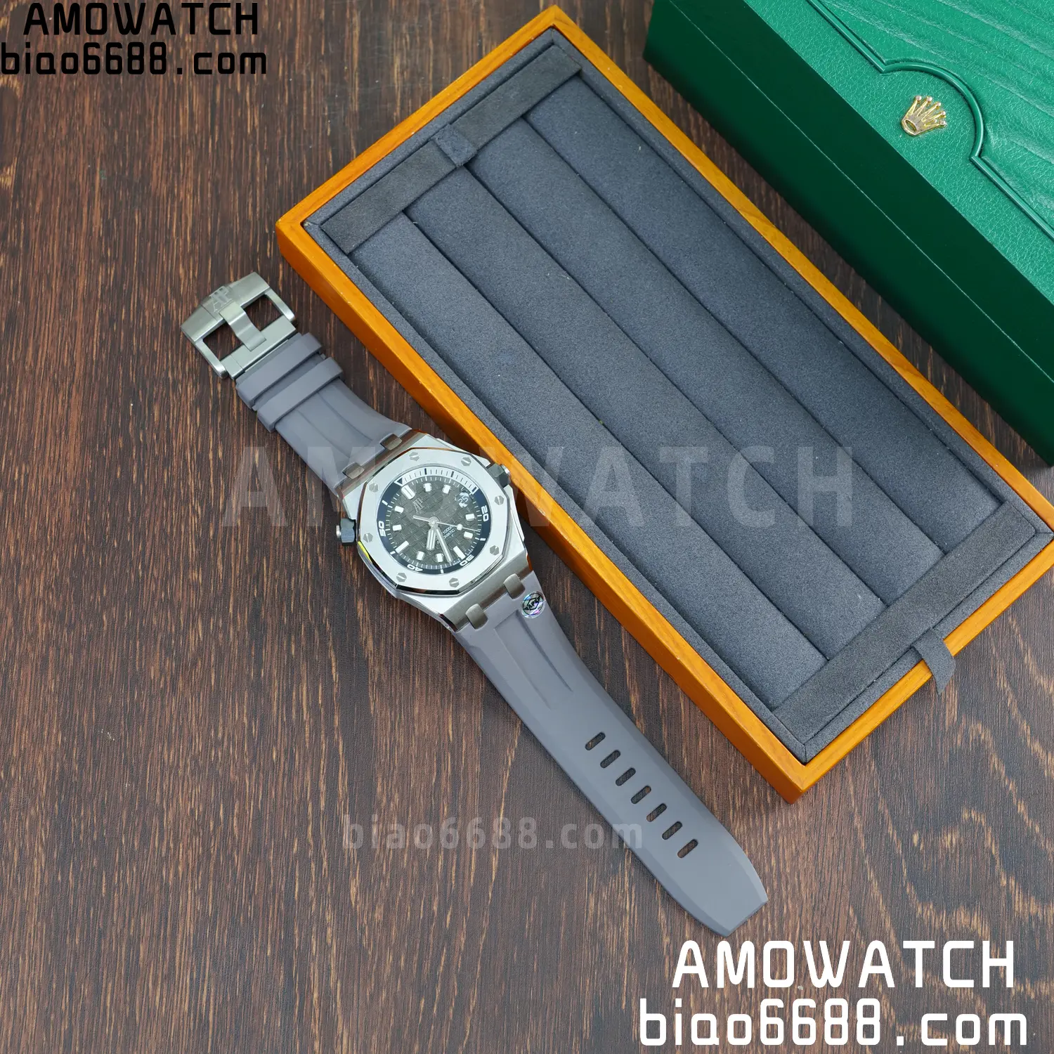 Audemars Piguet Royal Oak Offshore Diver 15720 SS APSF 1:1 Best Edition Gray Dail 63 9ecbdd63730b977 阿默表行AmoWatch