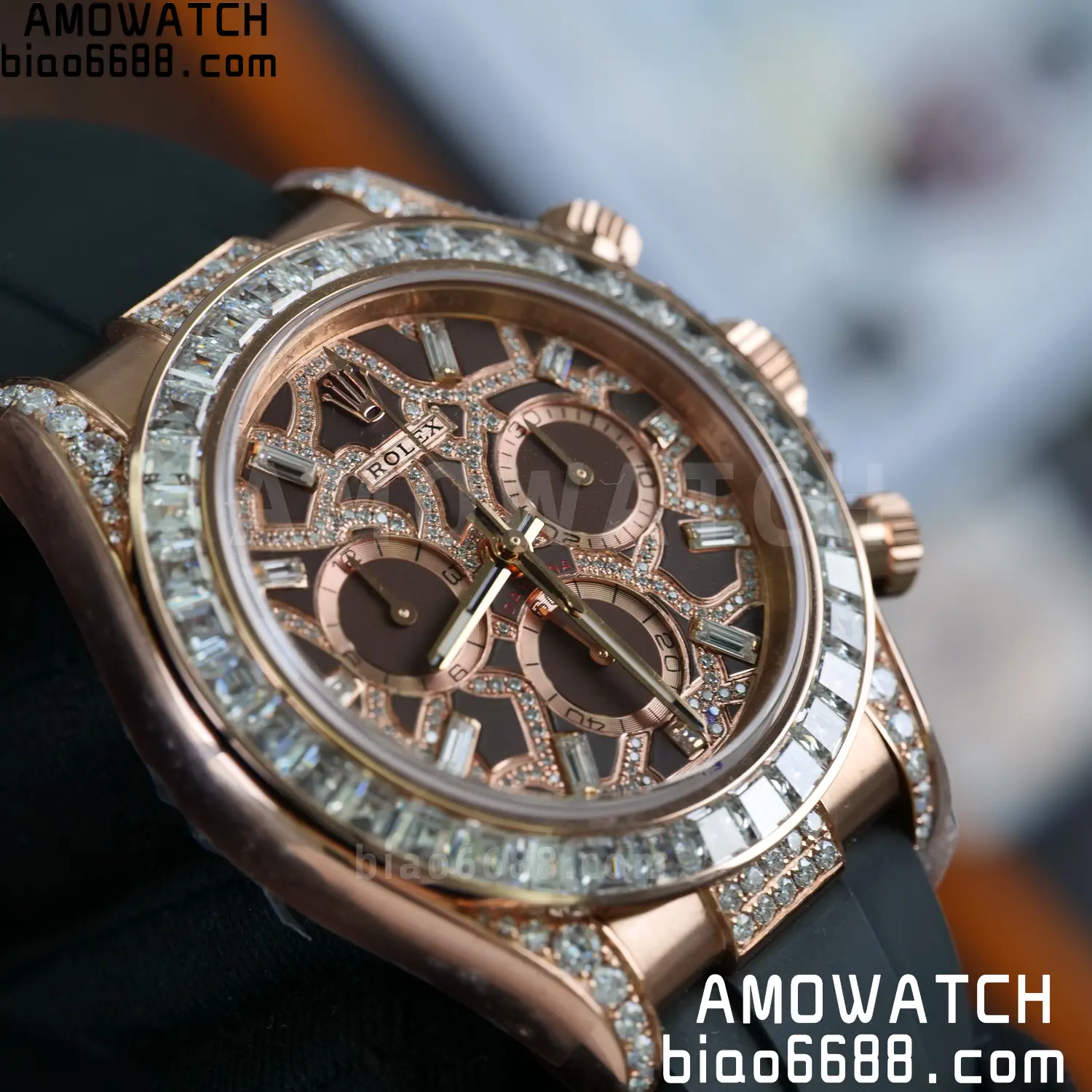 Custom Made Rolex Giraffe Daytona 126555 Mossanite VS4131 (Weighted) 108 a07f4fdb4680ae8 阿默表行AmoWatch