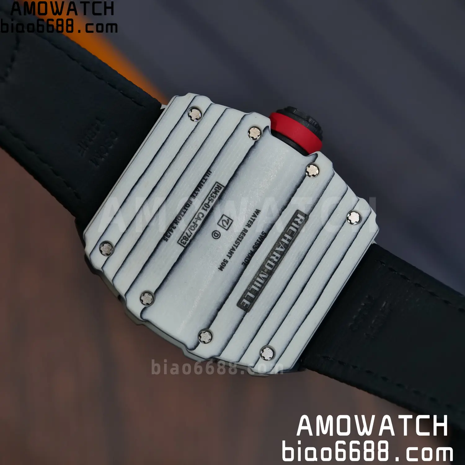 Custom Made: RICHARD MILLE RM035 RM35-01 White Carbon 1:1 Best Edition Skeleton Vaucher RMUL3 98 a6ffad1f70eaa42 阿默表行AmoWatch
