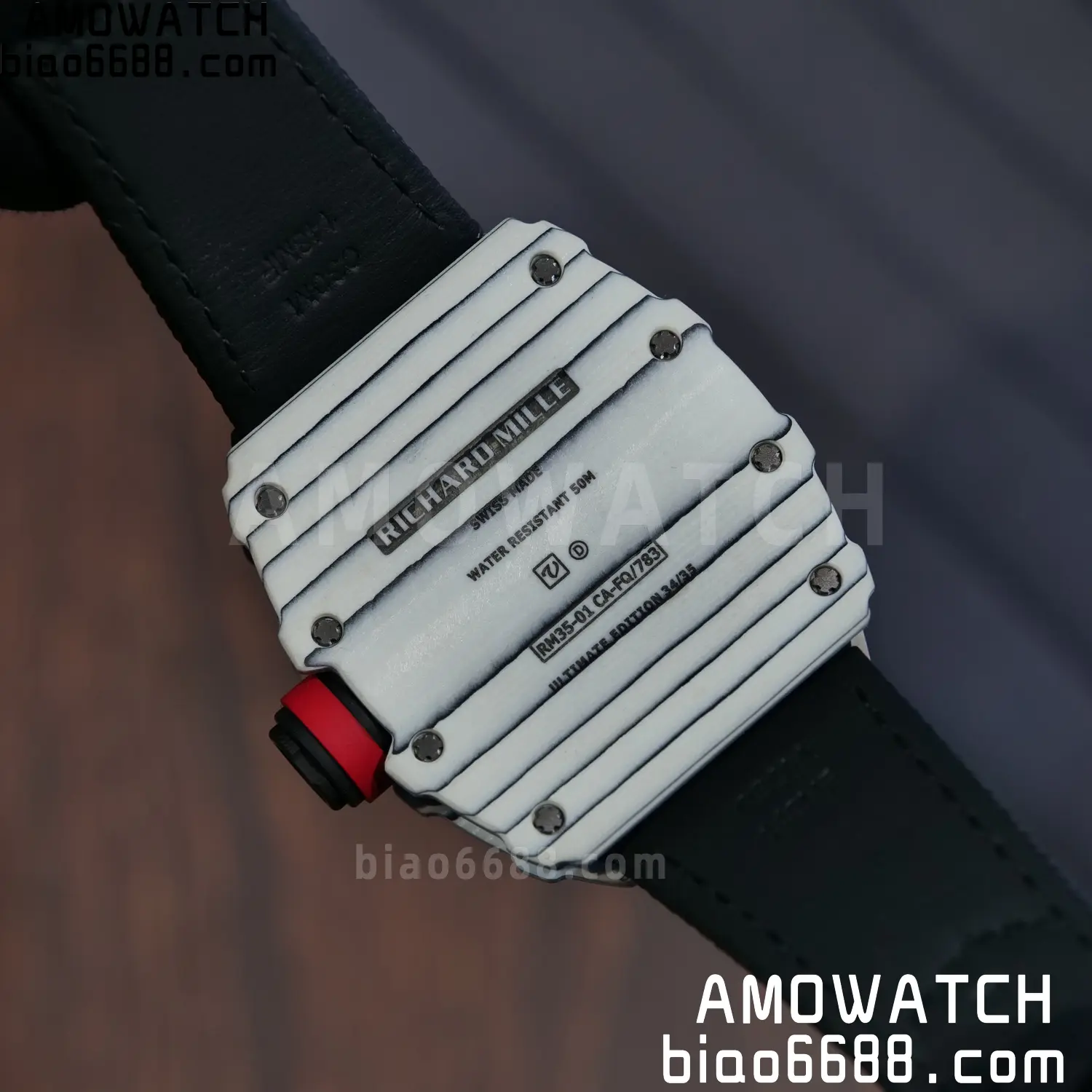 Custom Made: RICHARD MILLE RM035 RM35-01 White Carbon 1:1 Best Edition Skeleton Vaucher RMUL3 97 a8664bf3d6234c3 阿默表行AmoWatch
