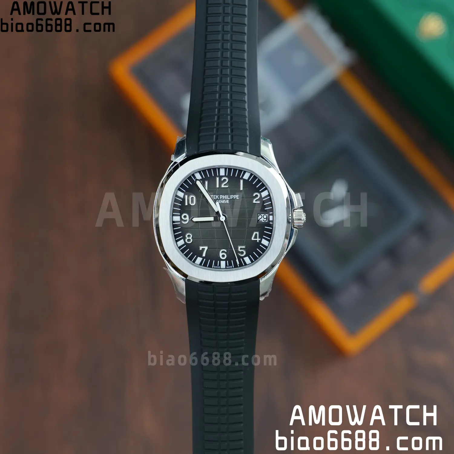 Custom Made PP Aquanaut 5167A ,Modified content :SW factory Gray Dial、 pointer、DEEP Crystal DD324 82 ab0e5fd05accc8d 阿默表行AmoWatch