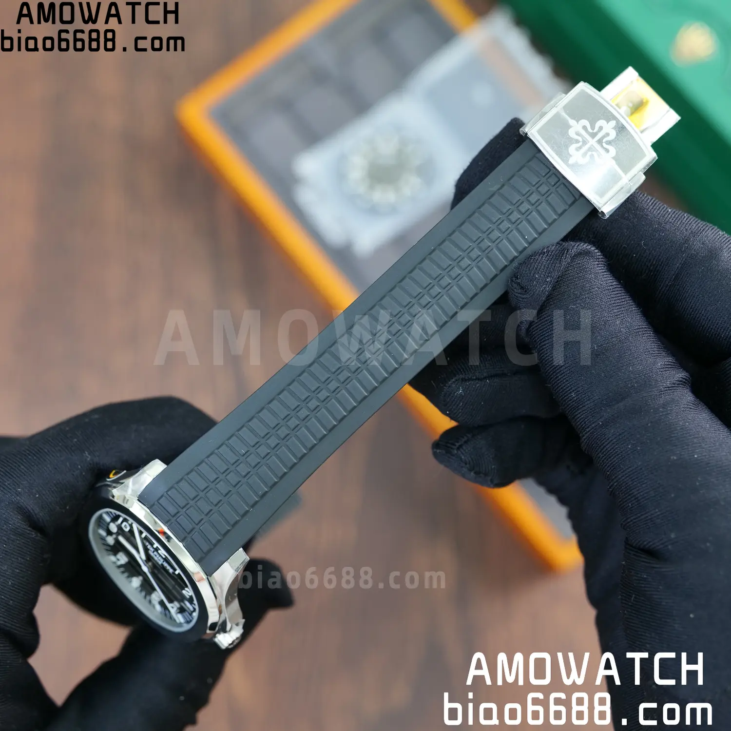 Custom Made PP Aquanaut 5167A ,Modified content :SW factory Gray Dial、 pointer、DEEP Crystal DD324 80 ab3194daa01b4a0 阿默表行AmoWatch