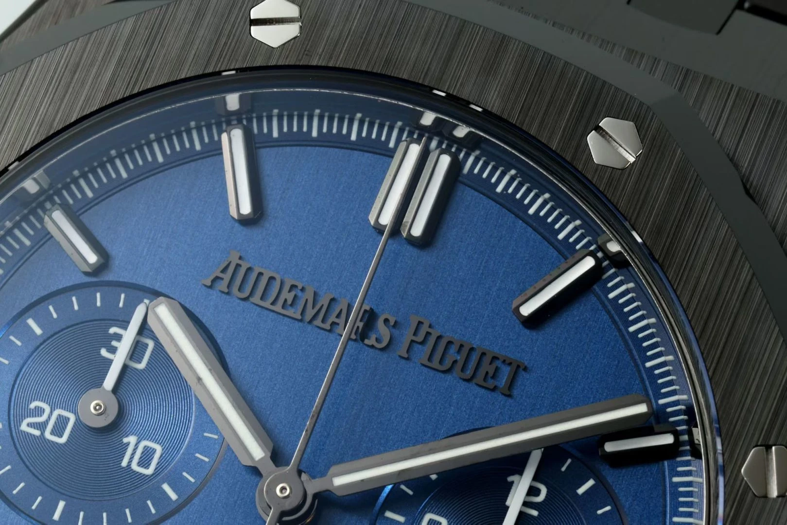 AP Royal Oak Chrono 26240 Black Ceramic DDF 1:1 Best Edition Blue Dial SA4401 Super Clone 23 b08b15291386999 阿默表行AmoWatch