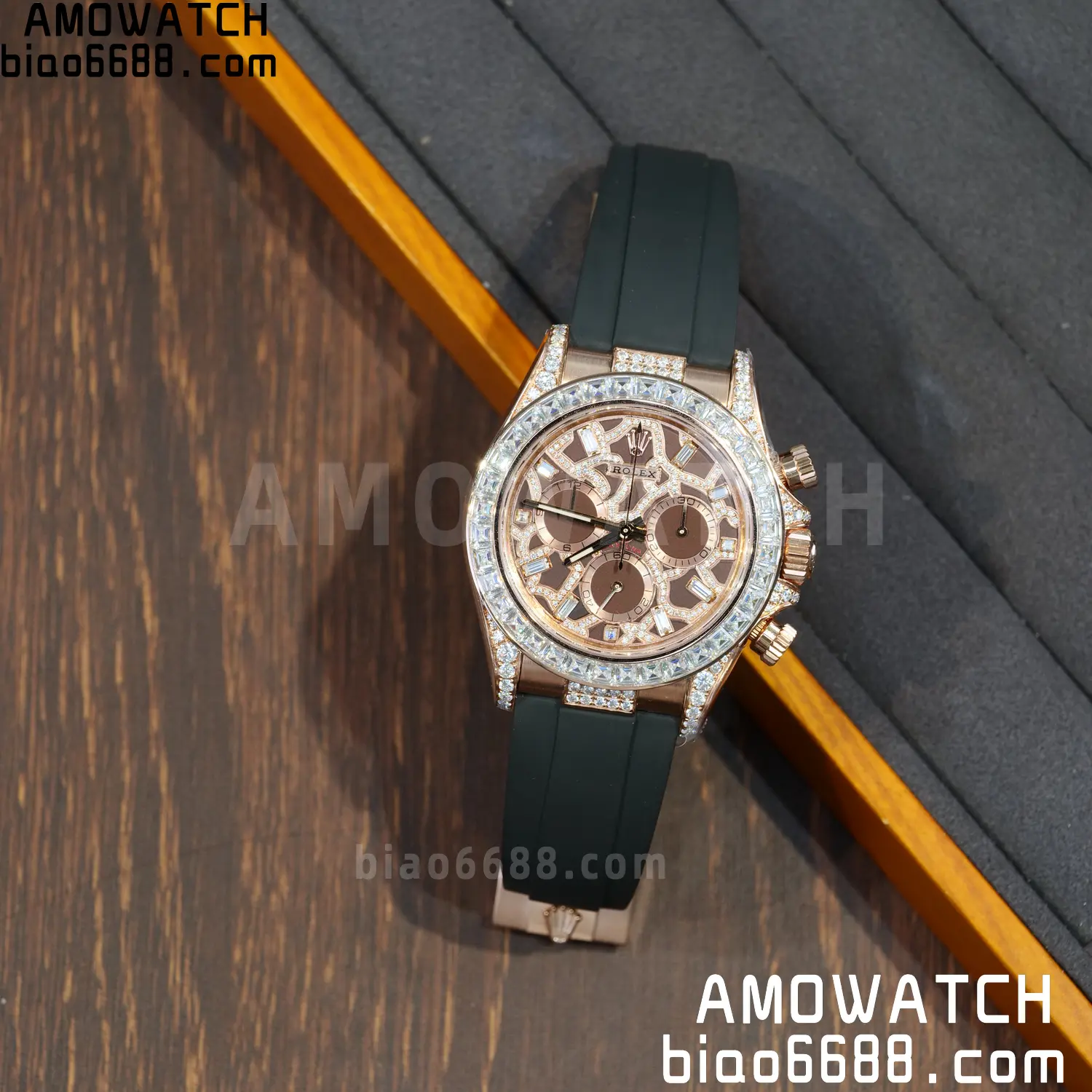Custom Made Rolex Giraffe Daytona 126555 Mossanite VS4131 (Weighted) 87 b0a48a363a31bdc 阿默表行AmoWatch