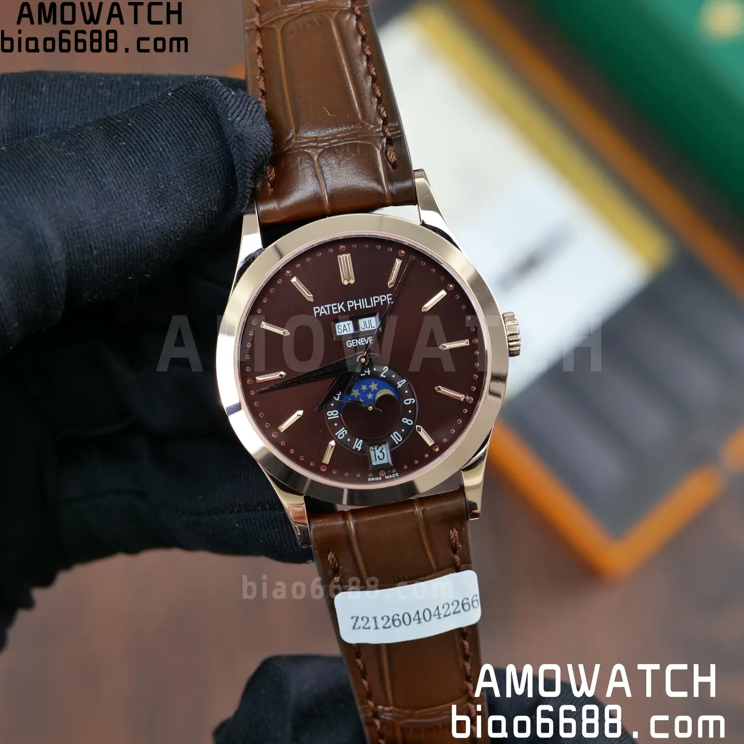 Custom Made Patek Philippe Annual Calendar Moonphase 5396R 65 b163d37cede34e9 阿默表行AmoWatch