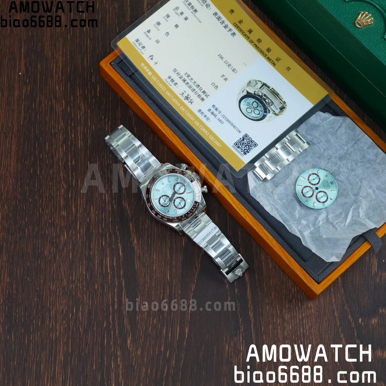 Custom Made Rolex Daytona 126506 QF (Gain Weight)White gold-plated with SW dial 28 b9934fda41881e5 阿默表行AmoWatch