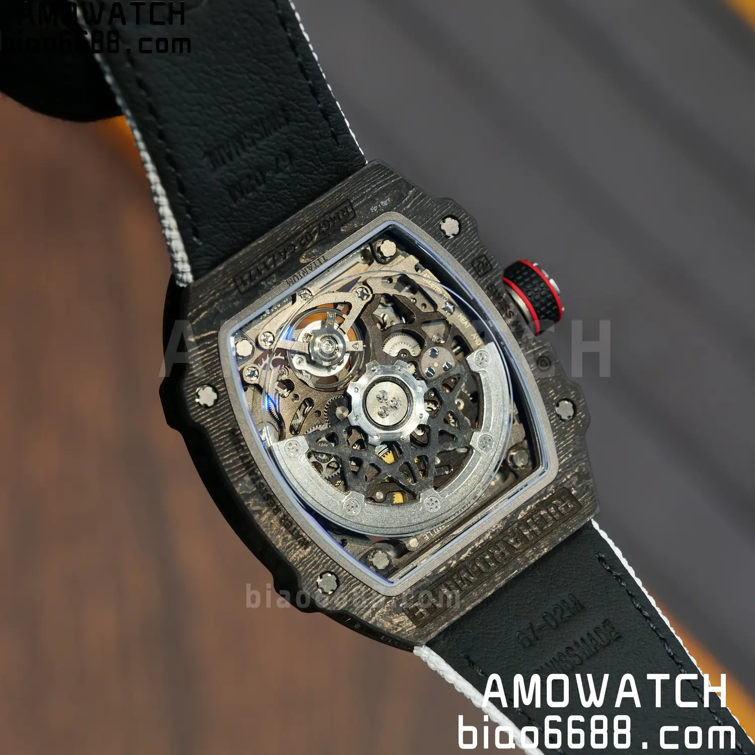 RICHARD MILLE RM67-02 Black NTPT Best Edition Italy Dial on White Nylon strap CRMA7 V9 131 bad09108c693440 阿默表行AmoWatch