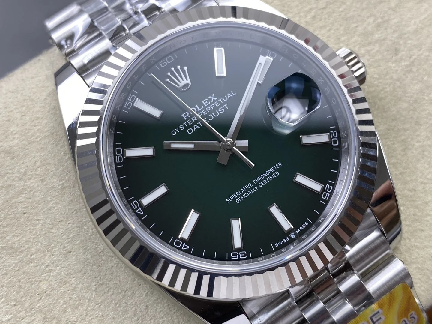 Rolex DateJust 126334 41mm ARF 1:1 Best Edition Green Dial on Jubilee Bracelet dd3235 27 bb396b1054e504a 阿默表行AmoWatch