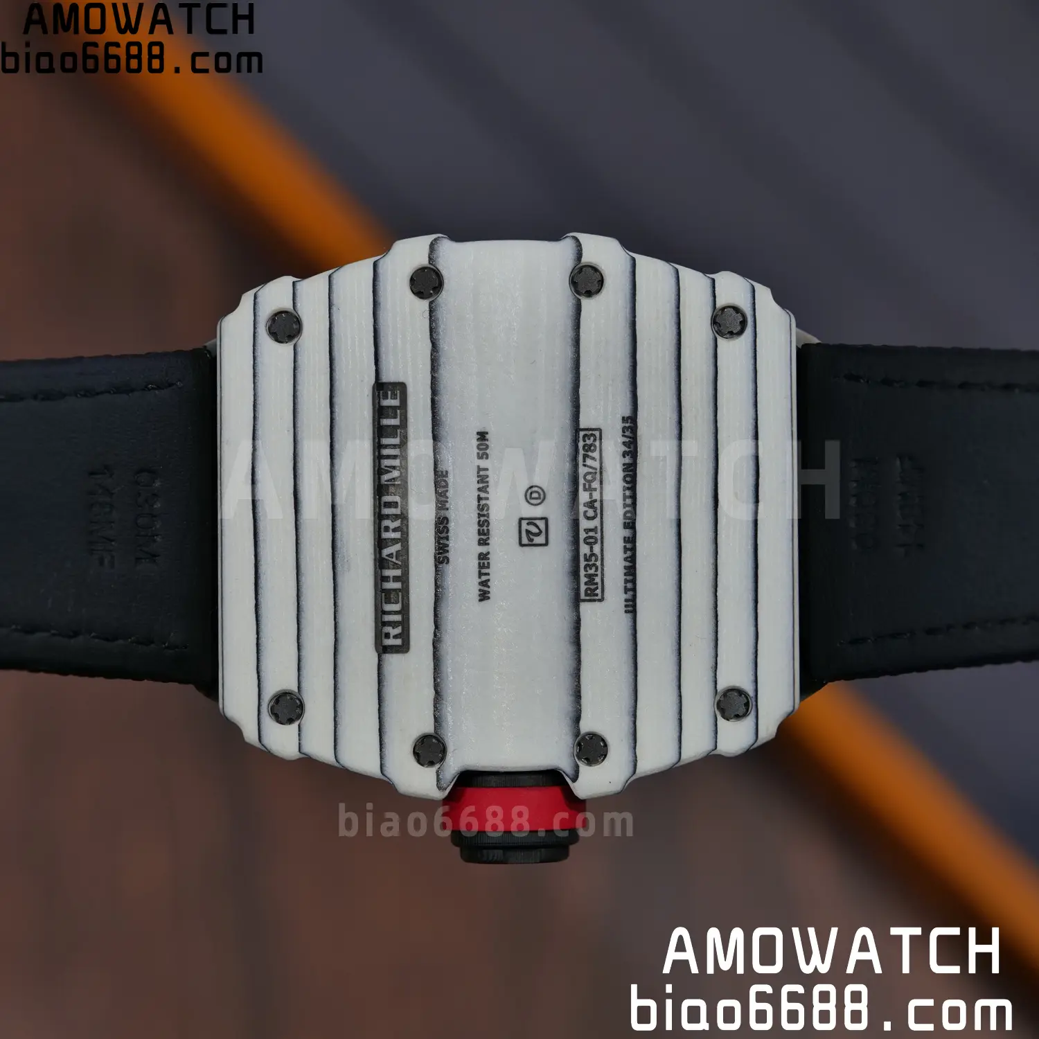 Custom Made: RICHARD MILLE RM035 RM35-01 White Carbon 1:1 Best Edition Skeleton Vaucher RMUL3 99 bb8610d2fab1559 阿默表行AmoWatch