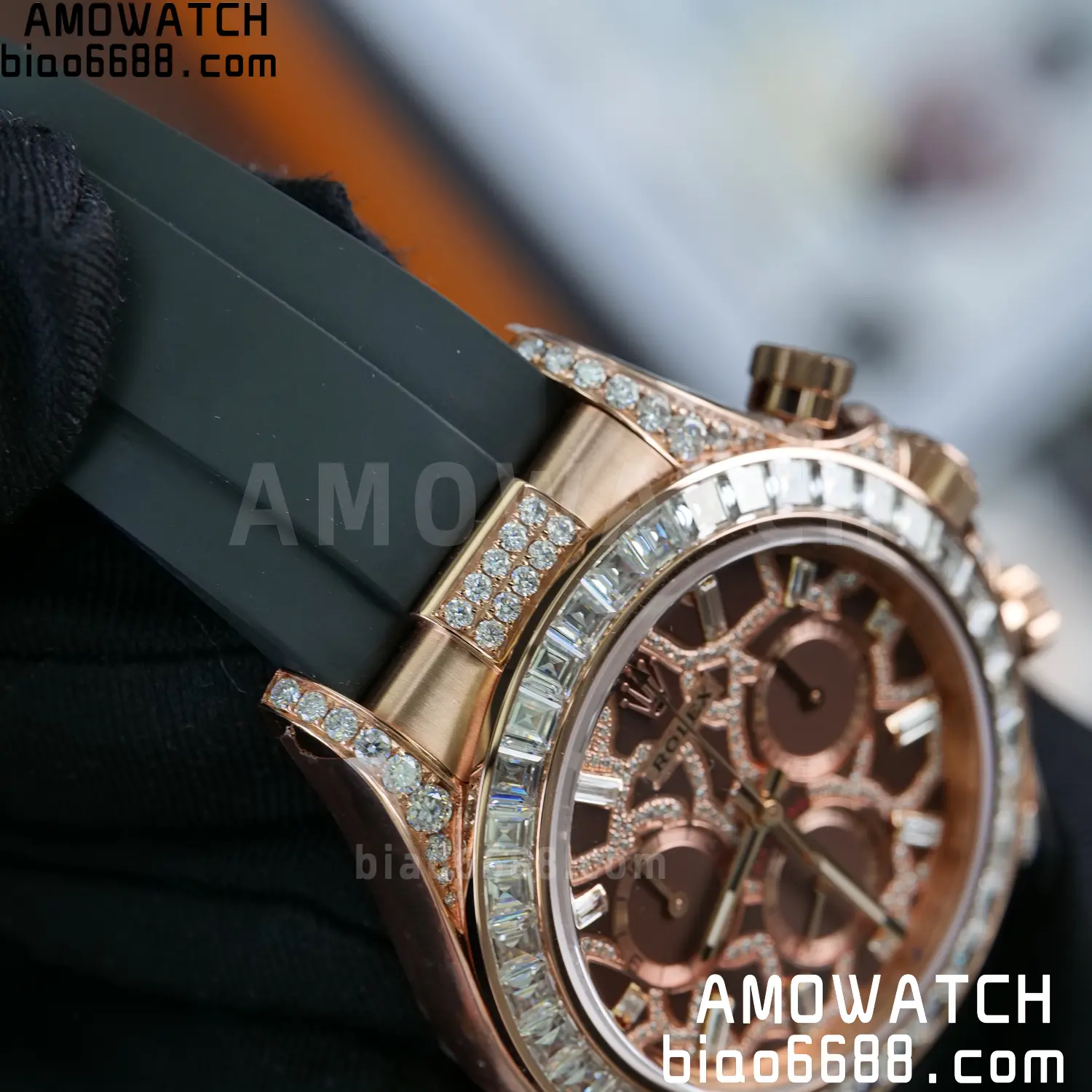 Custom Made Rolex Giraffe Daytona 126555 Mossanite VS4131 (Weighted) 103 bed71cb483062b6 阿默表行AmoWatch