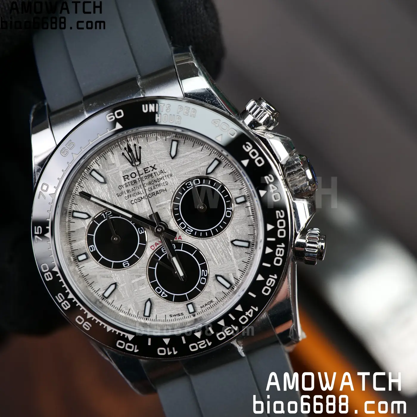 Rolex Daytona 126519 ARF1:1 Best Edition Meteorite Dial on Oysterflex Strap DD4131 62 c77c9d1548e1aab AMO Watch