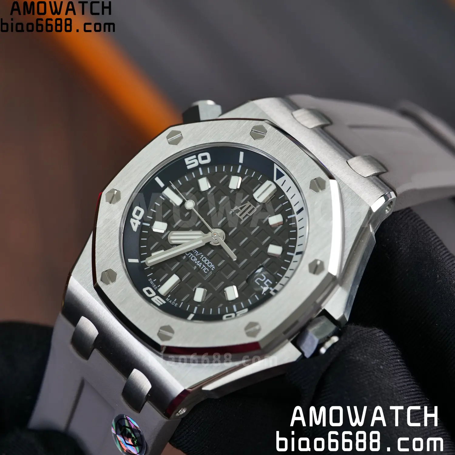 Audemars Piguet Royal Oak Offshore Diver 15720 SS APSF 1:1 Best Edition Gray Dail 76 c8f9faaef734e64 阿默表行AmoWatch